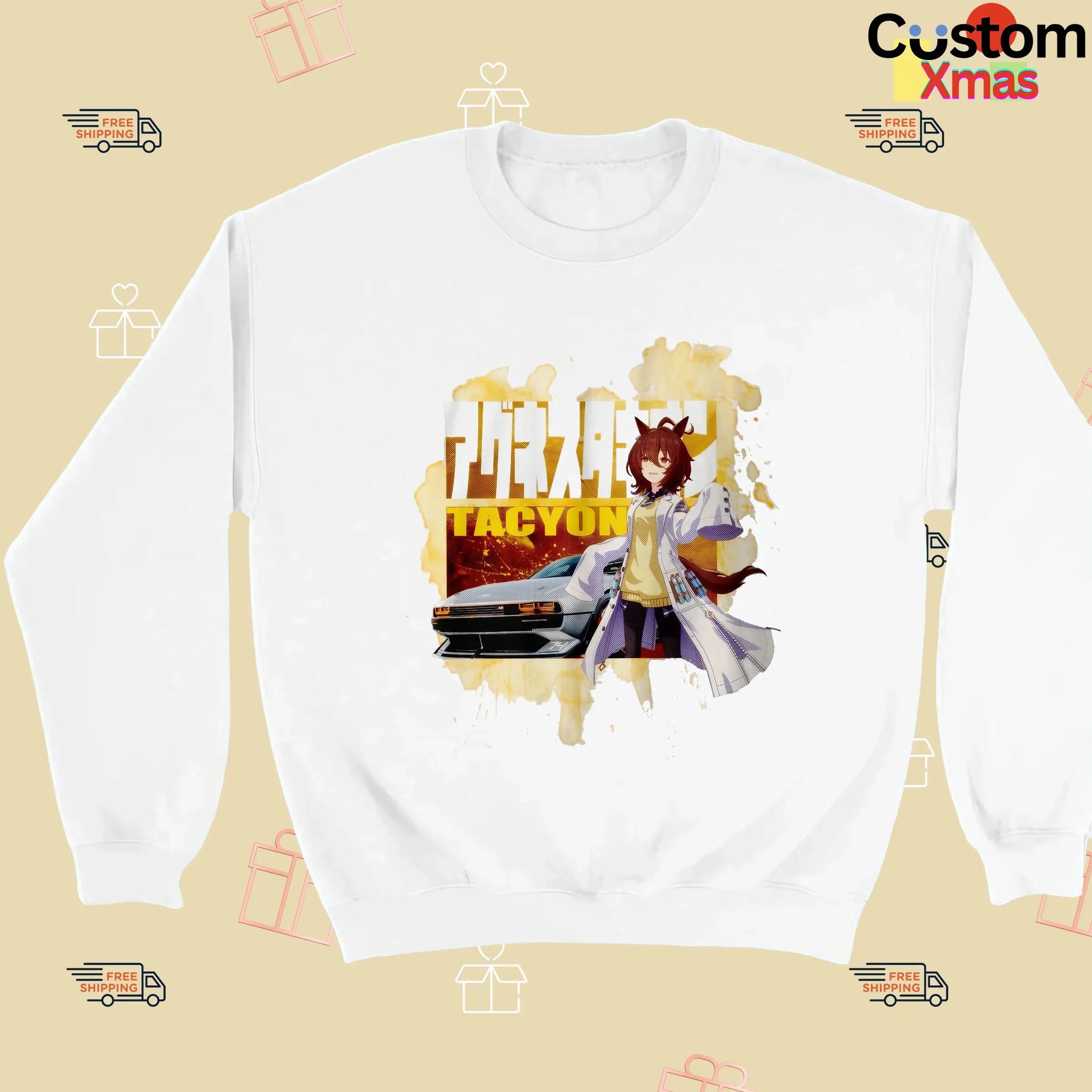 Agnes Tachyon Umamusume Pretty Derby Hyundai N Vision 74 Anime T Shirt