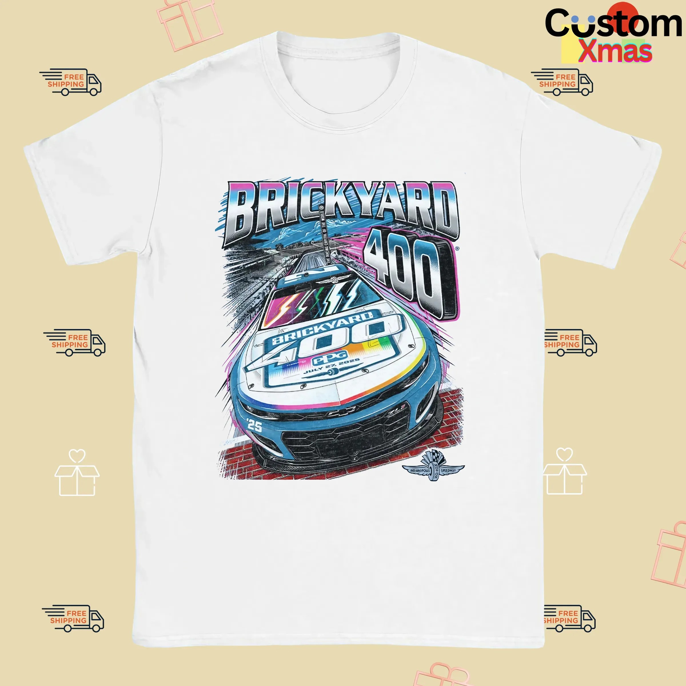 Brickyard 400 PPG July 27 2025 Throwback T Shirt