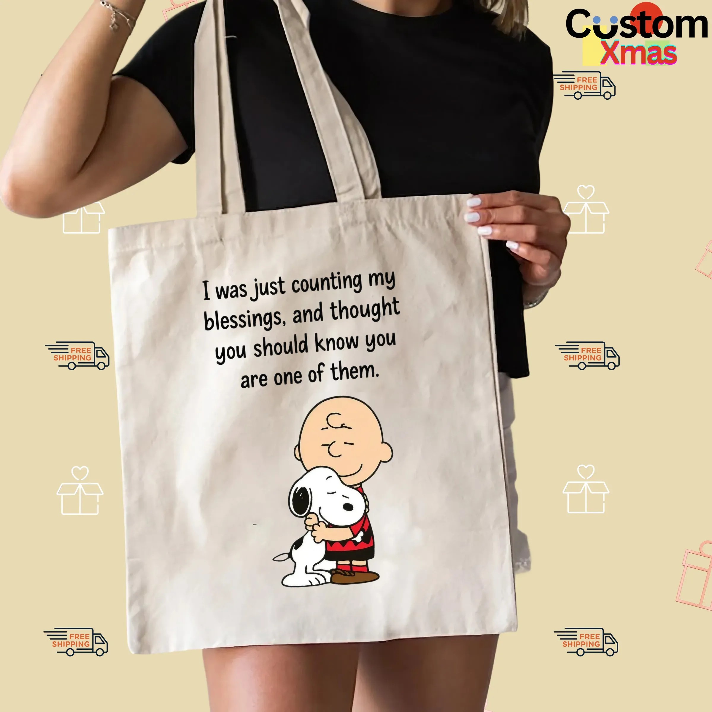 Charlie Brown And Snoopy I Was Just Counting My Blessings And Thought You Should Know You Are One Of Them T Shirt