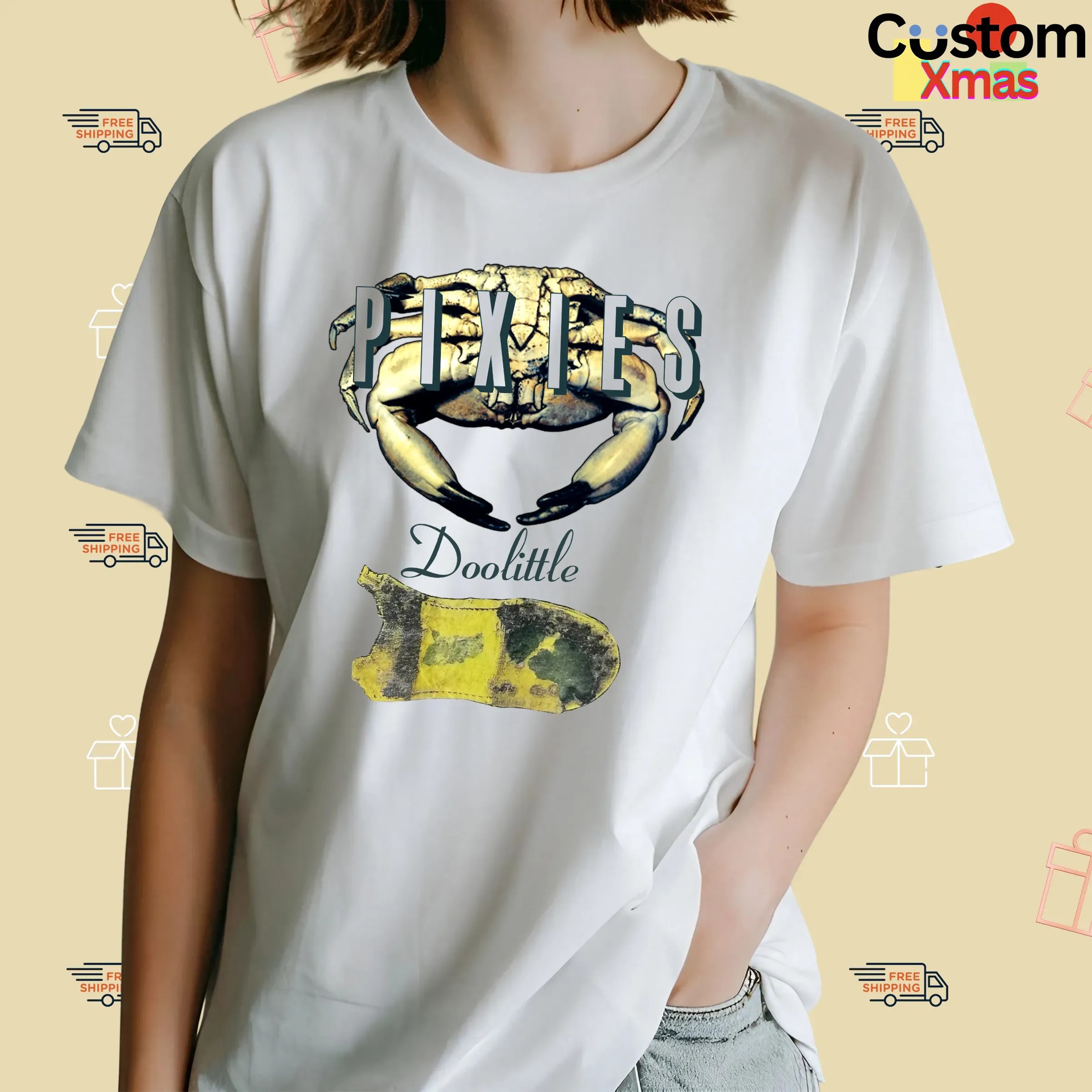 Crab Pixies 1989 Doolittle Vintage T Shirt