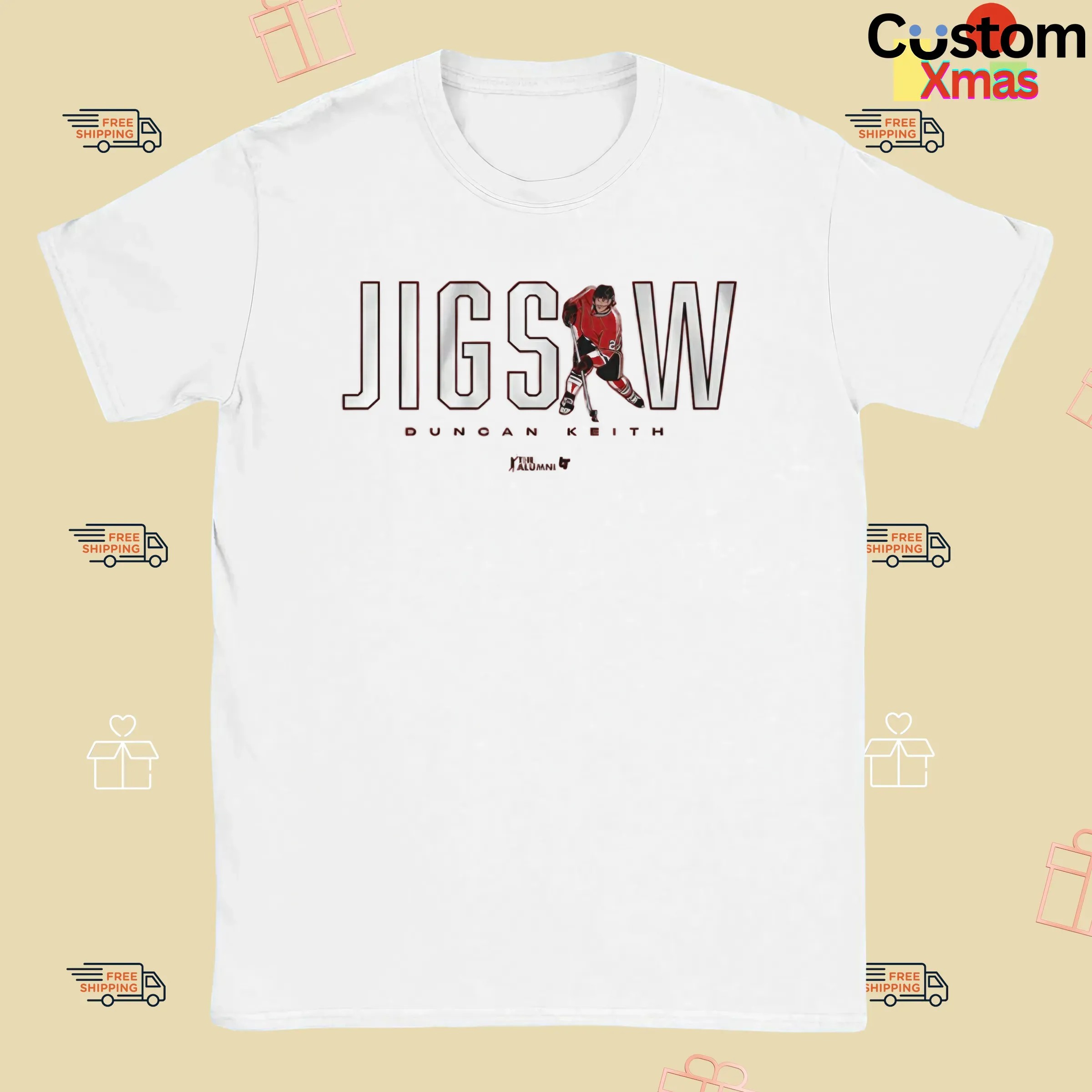 Duncan Keith Jigsaw The Alumni T Shirt