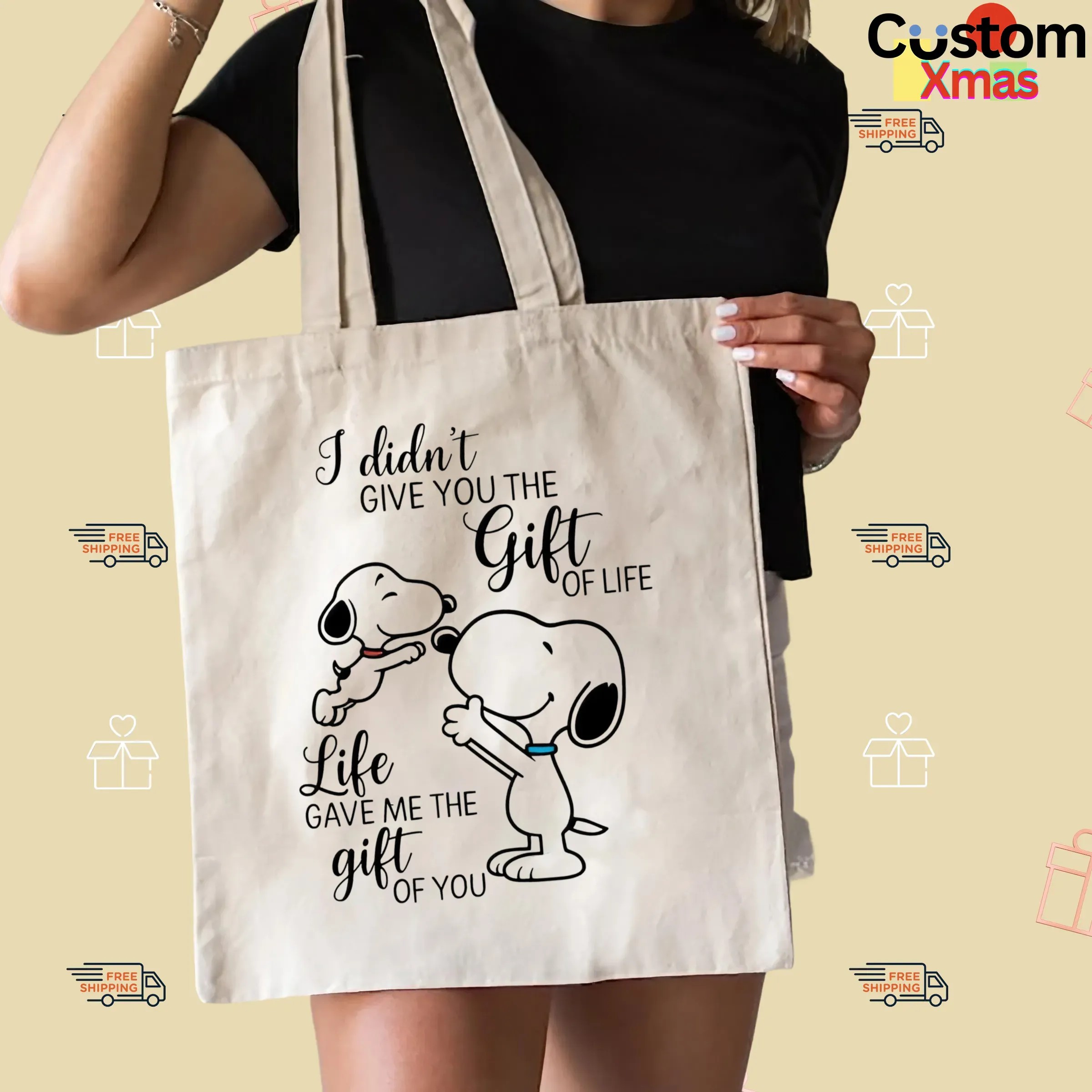 I Didn't Give You The Gift Of Life Snoopy Life Gave Me The Gift Of You T Shirt