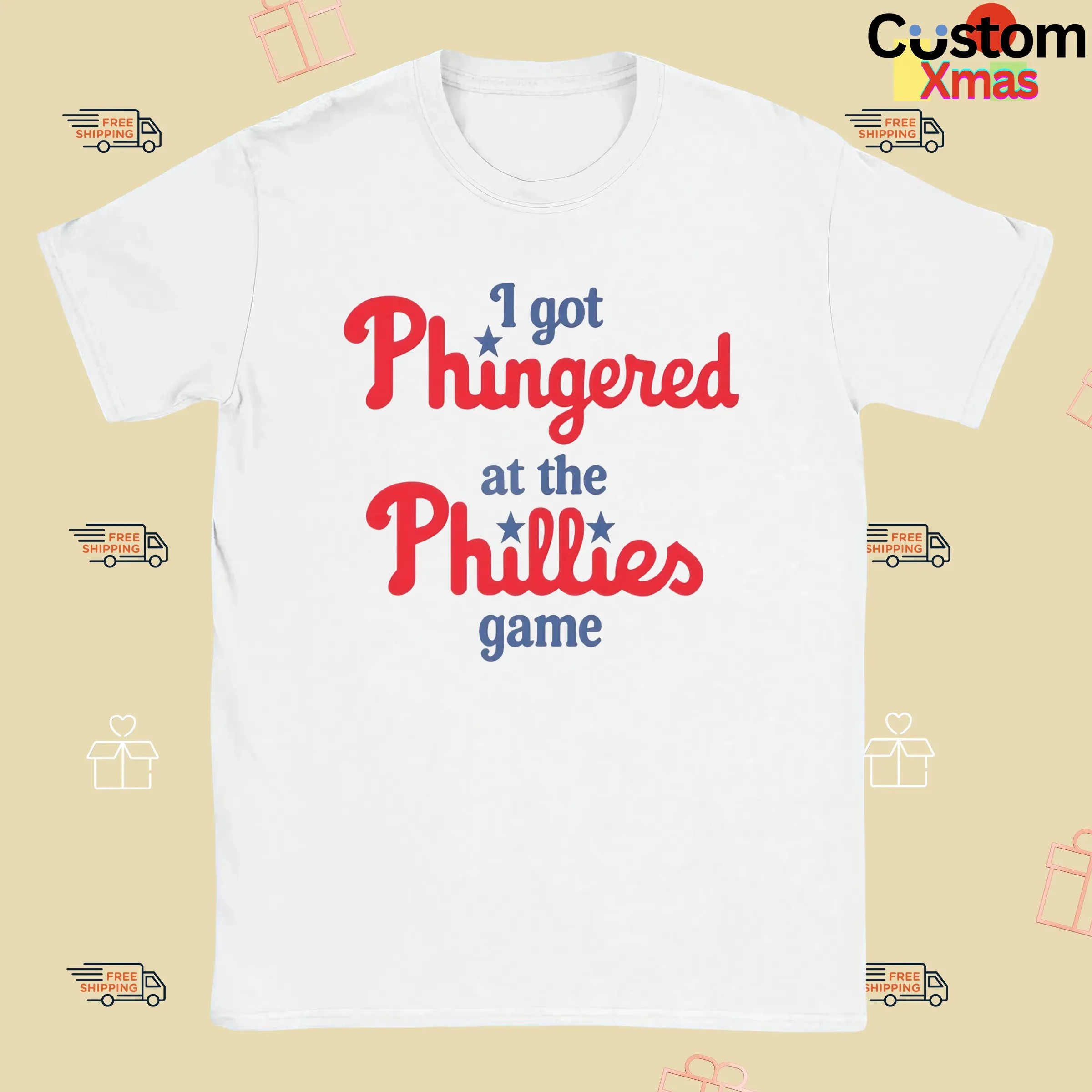 I Got Phingered At The Phillies Game T Shirt