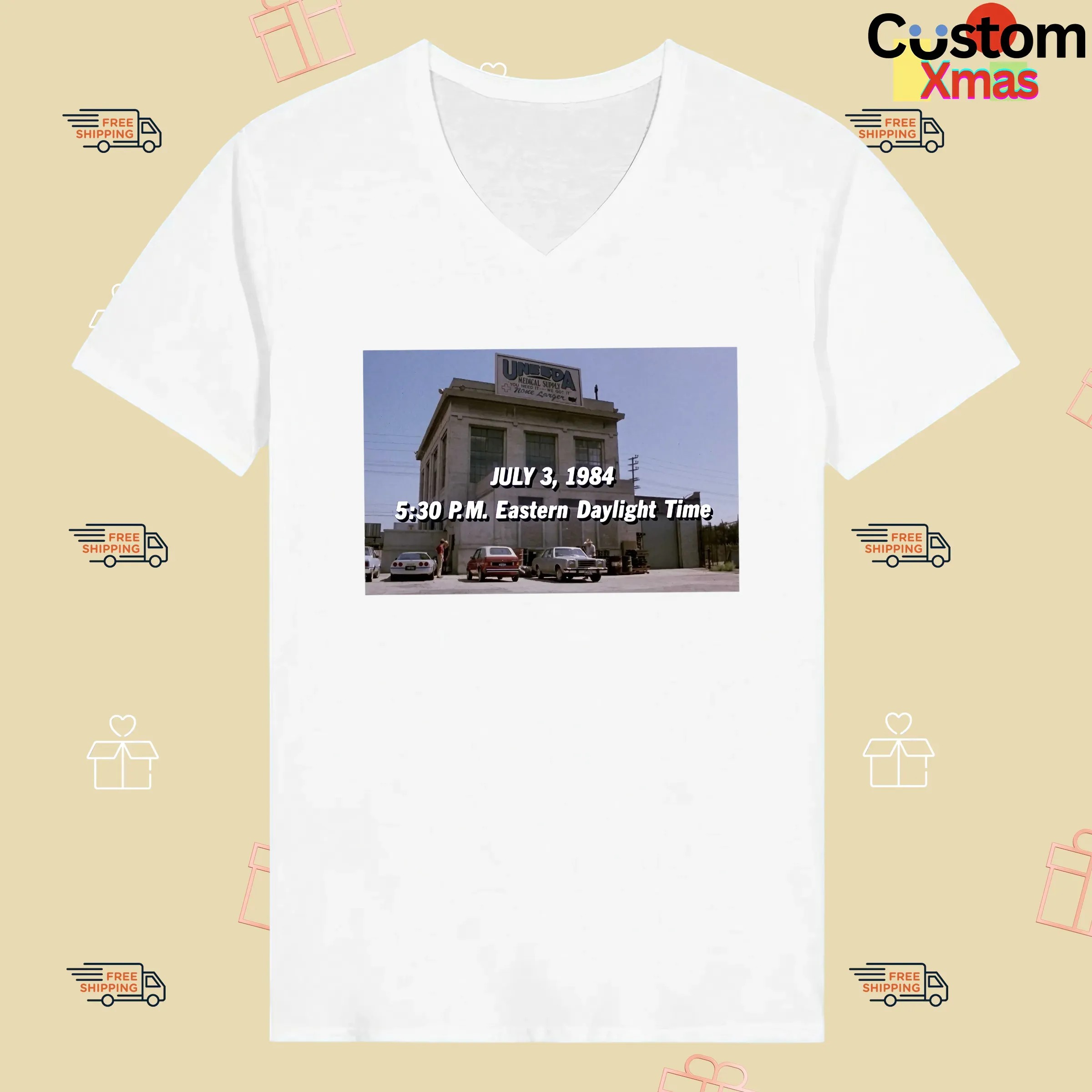 July 3 1984 5 30 Pm Eastern Daylight Time Uneeda Medical Supply Photo T Shirt