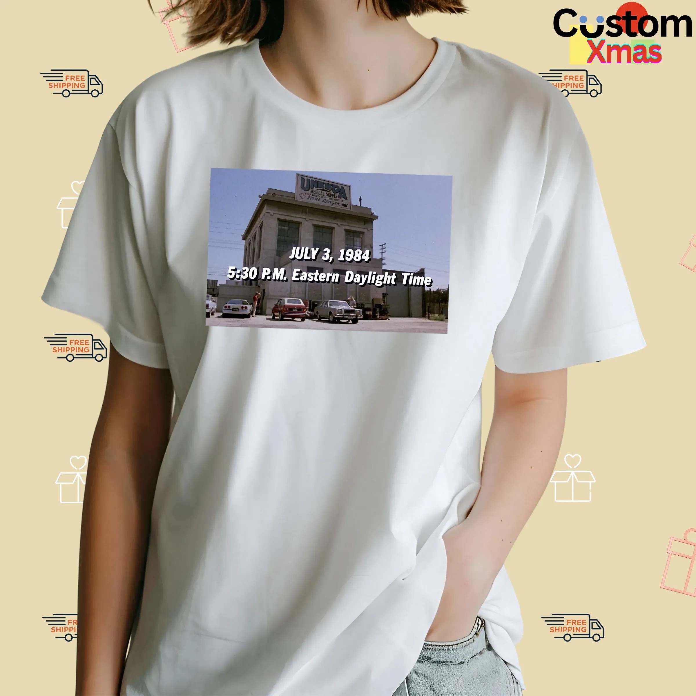 July 3 1984 5 30 Pm Eastern Daylight Time Uneeda Medical Supply Photo T Shirt