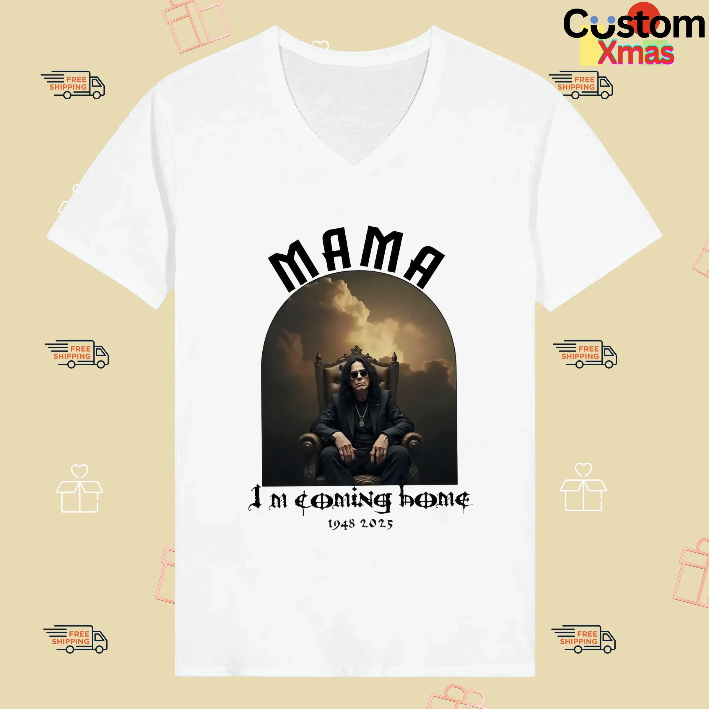 Mama I’m Coming Home Ozzy Osbourne RIP 1948 2025 Throne T Shirt