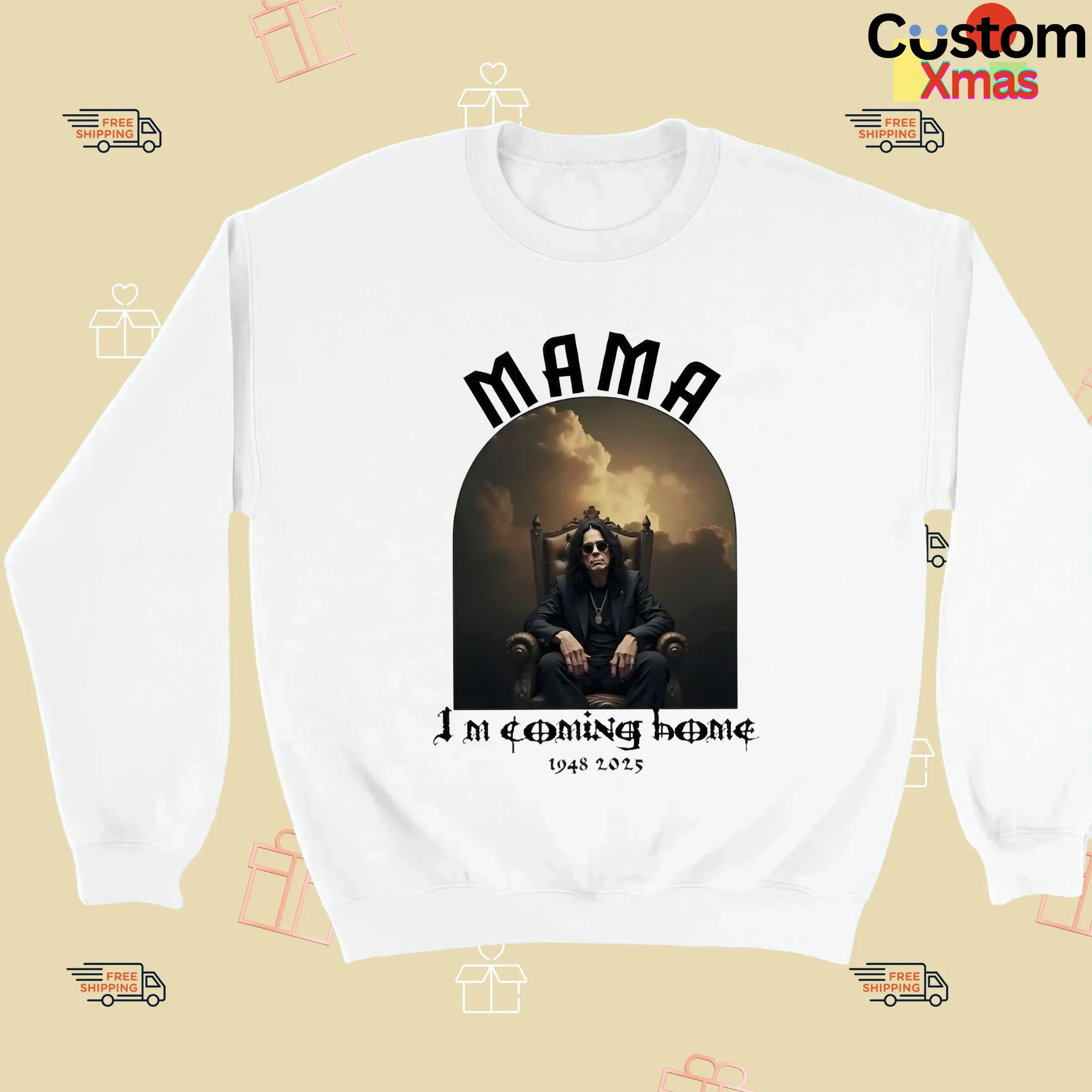 Mama I’m Coming Home Ozzy Osbourne RIP 1948 2025 Throne T Shirt