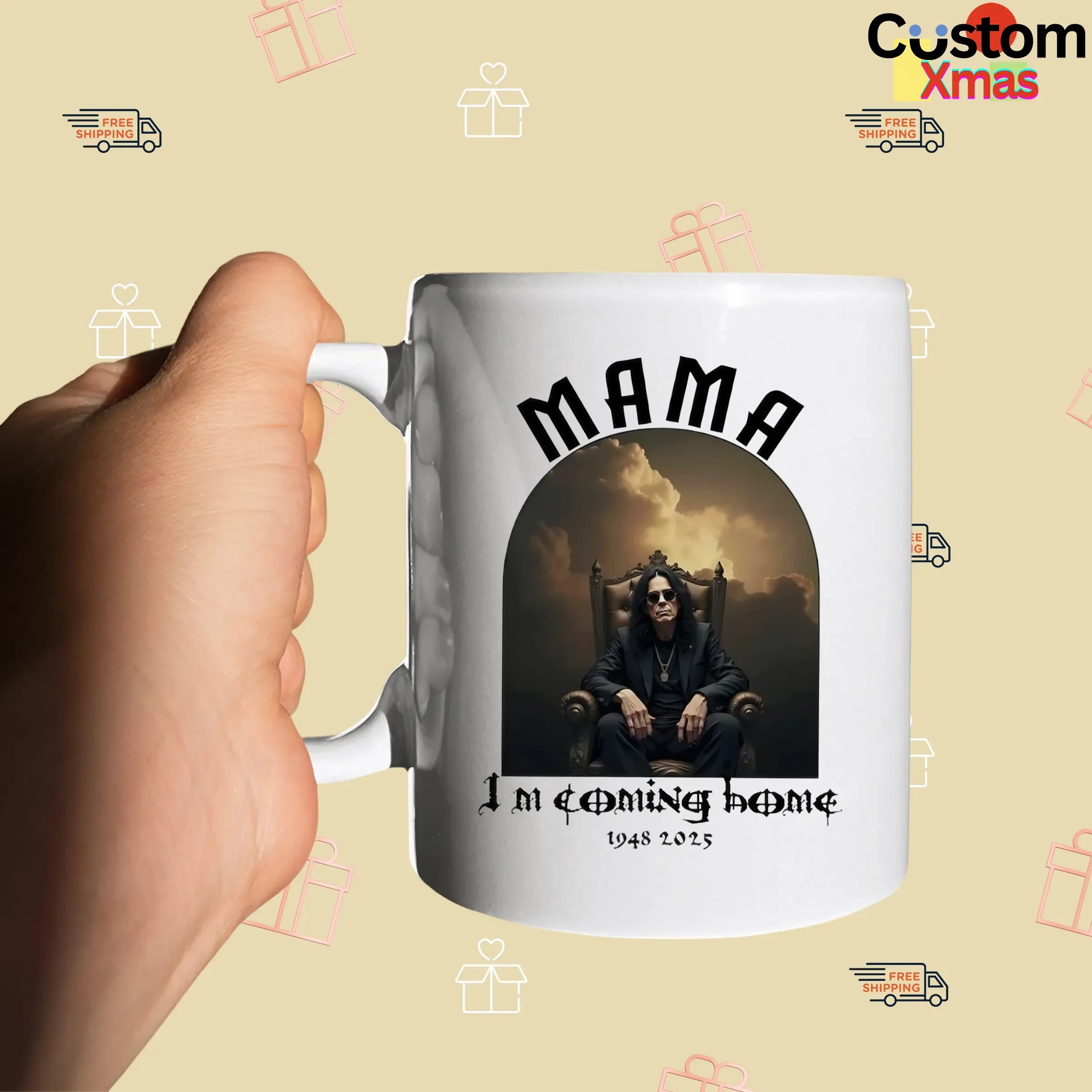 Mama I’m Coming Home Ozzy Osbourne RIP 1948 2025 Throne T Shirt