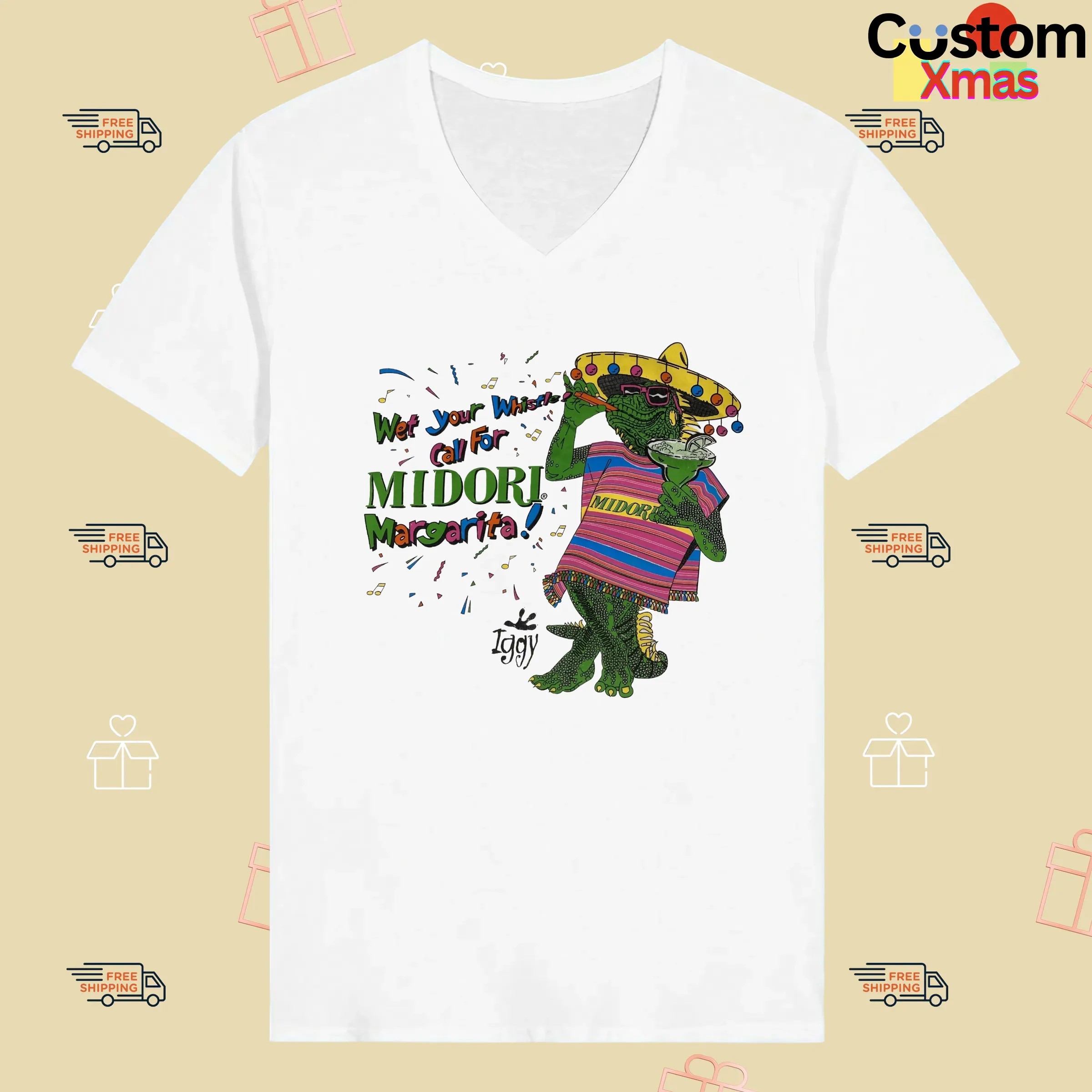 Midori Wet Your Whistle Call For Midori Margarita Lizard Iggy T Shirt