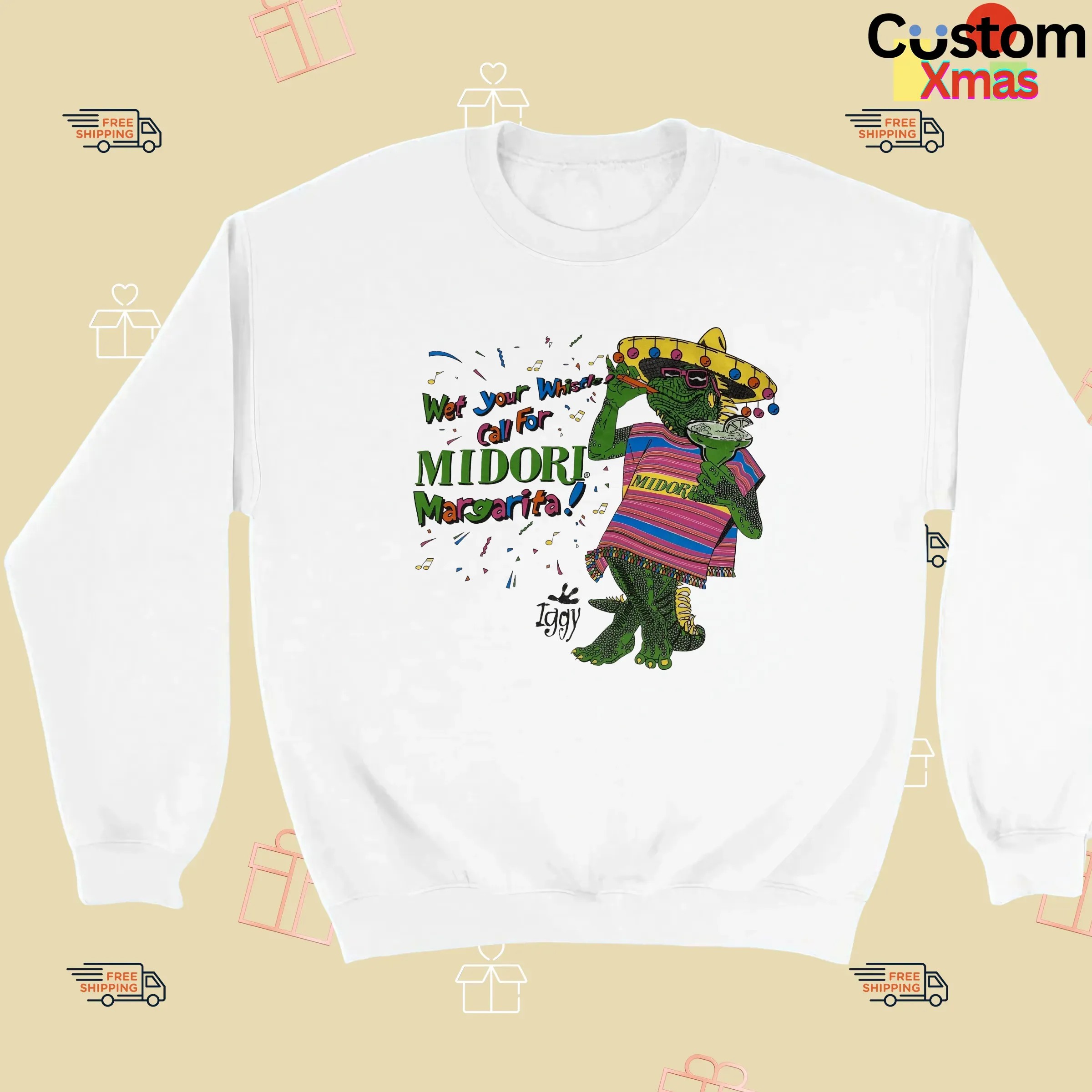 Midori Wet Your Whistle Call For Midori Margarita Lizard Iggy T Shirt