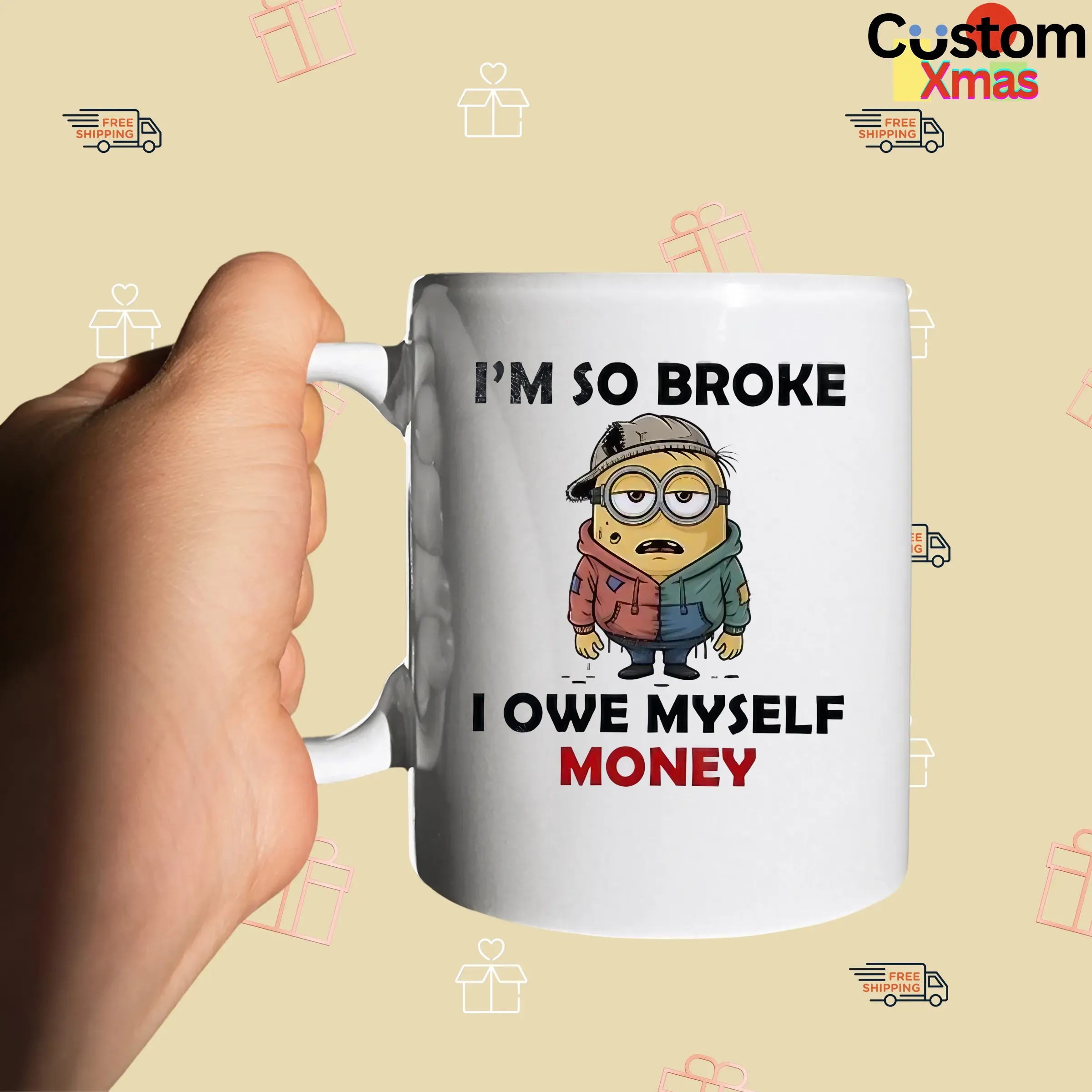 Minion I’m So Broke I Owe Myself Money Meme T Shirt
