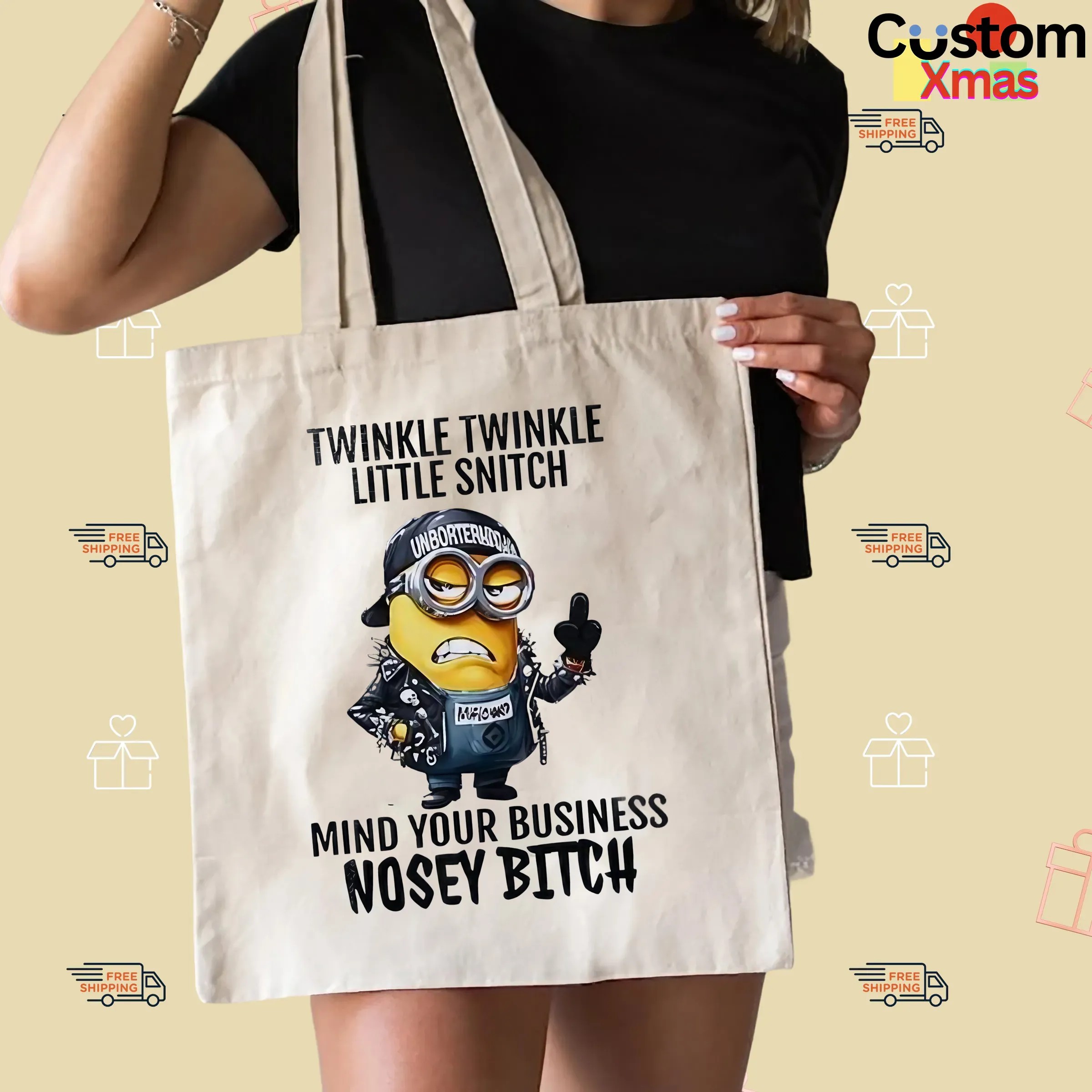 Minion Twinkle Twinkle Little Snitch Mind Your Business Nosey Bitch Meme T Shirt