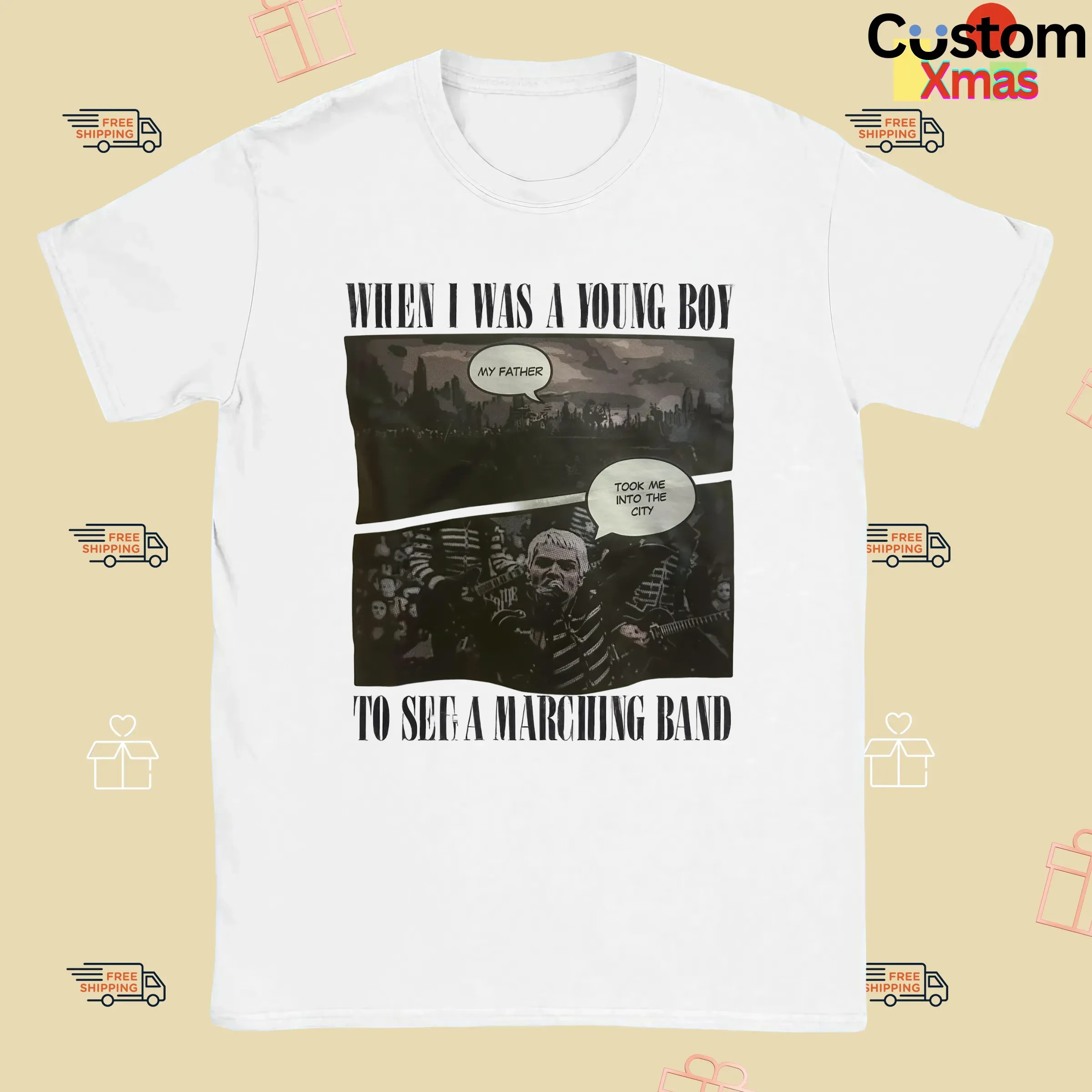 My Chemical Romance When Is Was A Young Boy My Father Took Me Into The City To See A Marching Band T Shirt