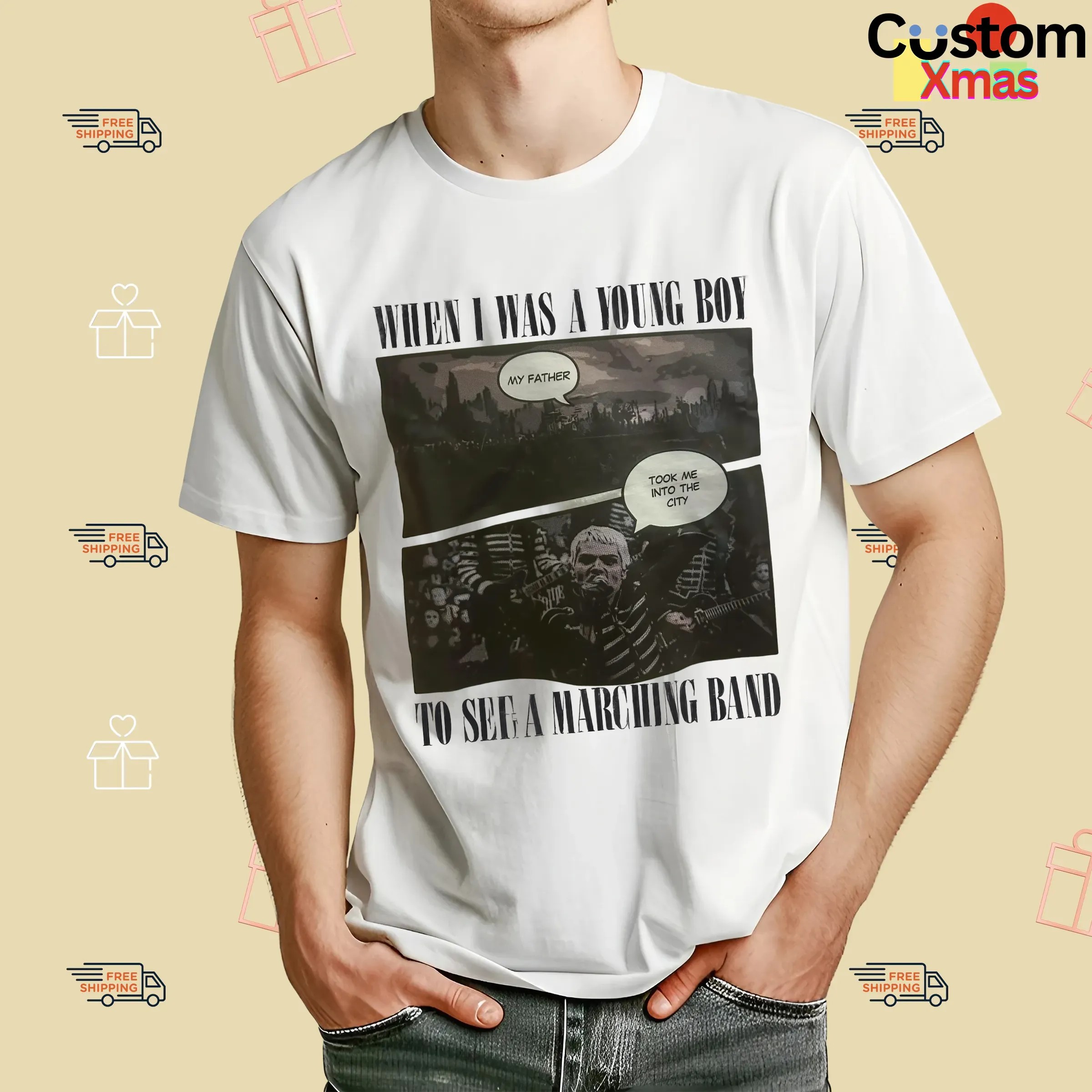 My Chemical Romance When Is Was A Young Boy My Father Took Me Into The City To See A Marching Band T Shirt