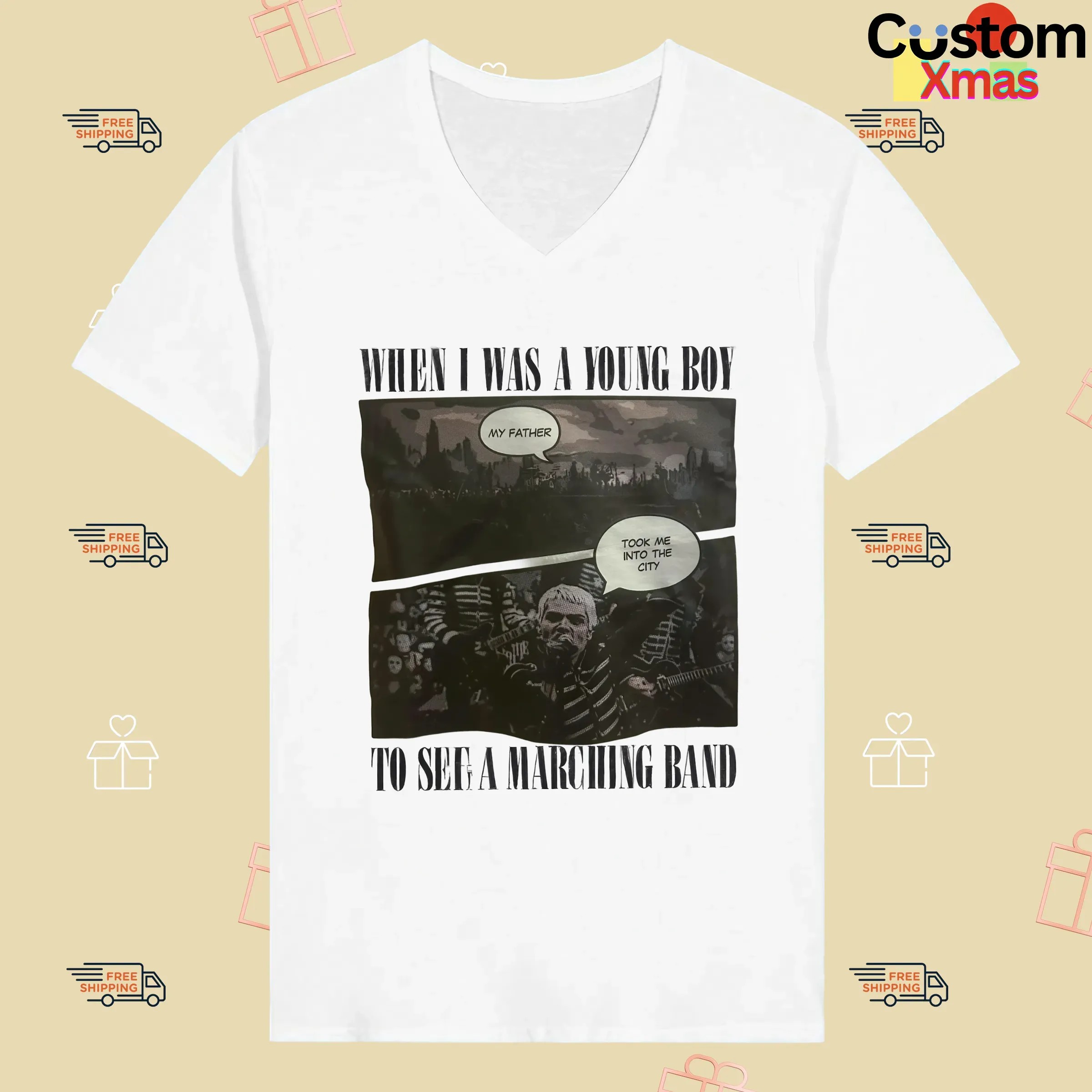 My Chemical Romance When Is Was A Young Boy My Father Took Me Into The City To See A Marching Band T Shirt