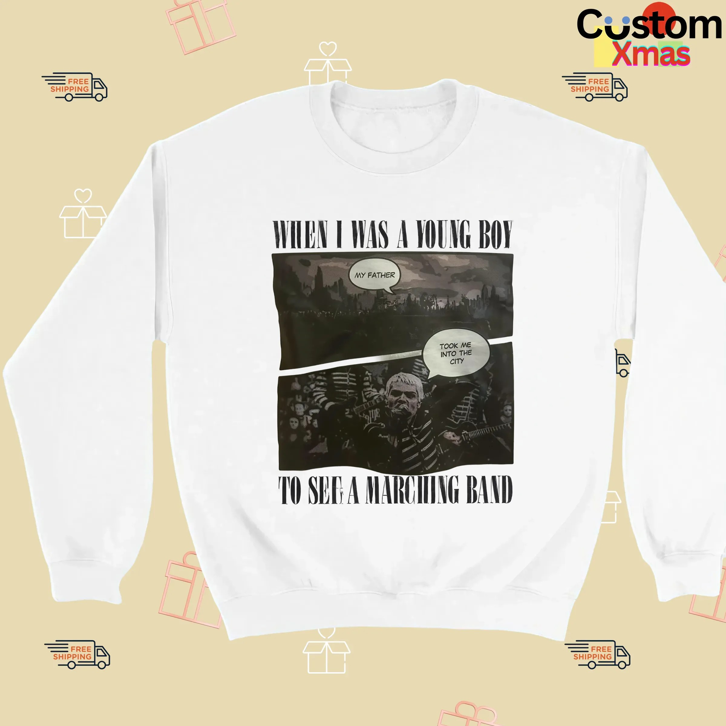 My Chemical Romance When Is Was A Young Boy My Father Took Me Into The City To See A Marching Band T Shirt