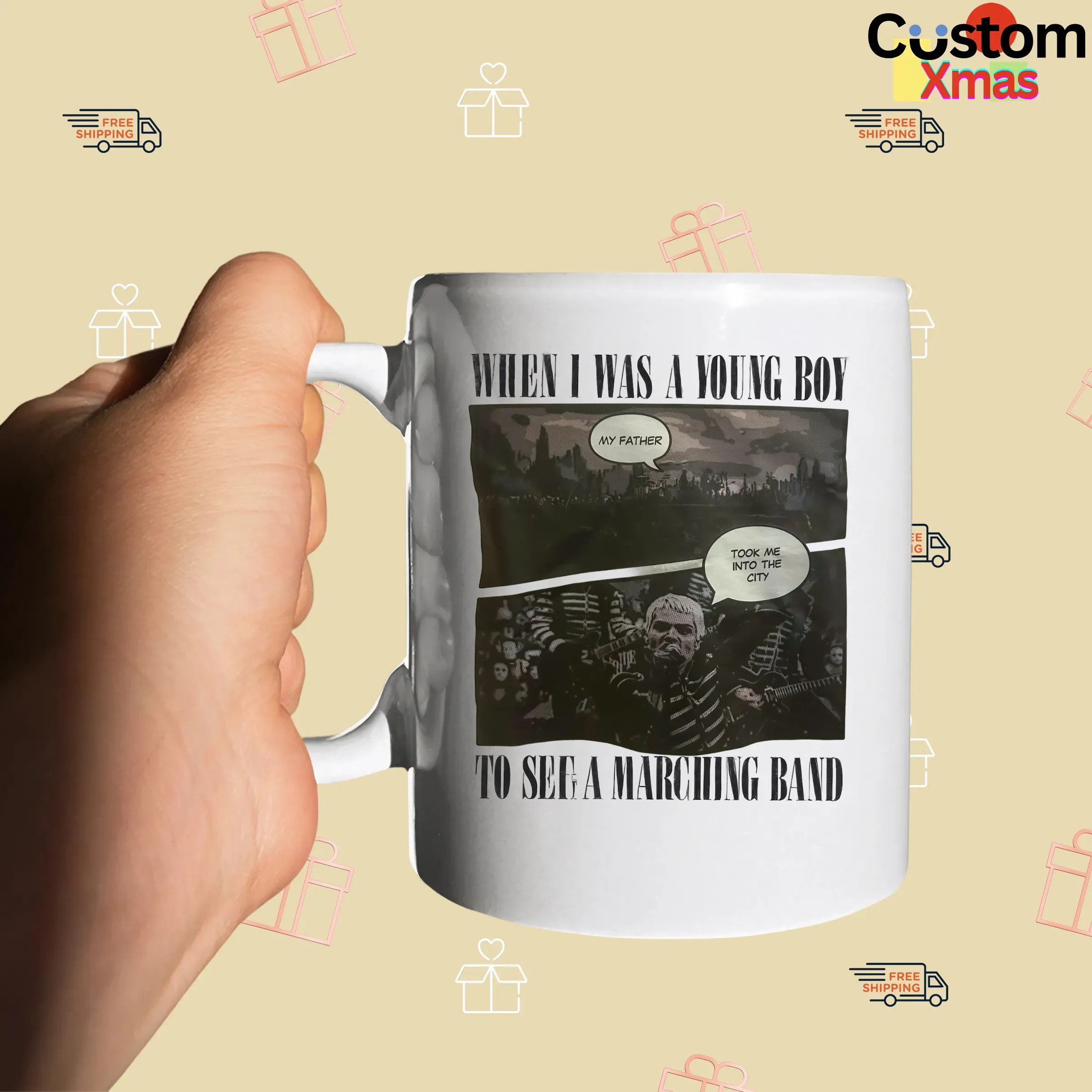 My Chemical Romance When Is Was A Young Boy My Father Took Me Into The City To See A Marching Band T Shirt