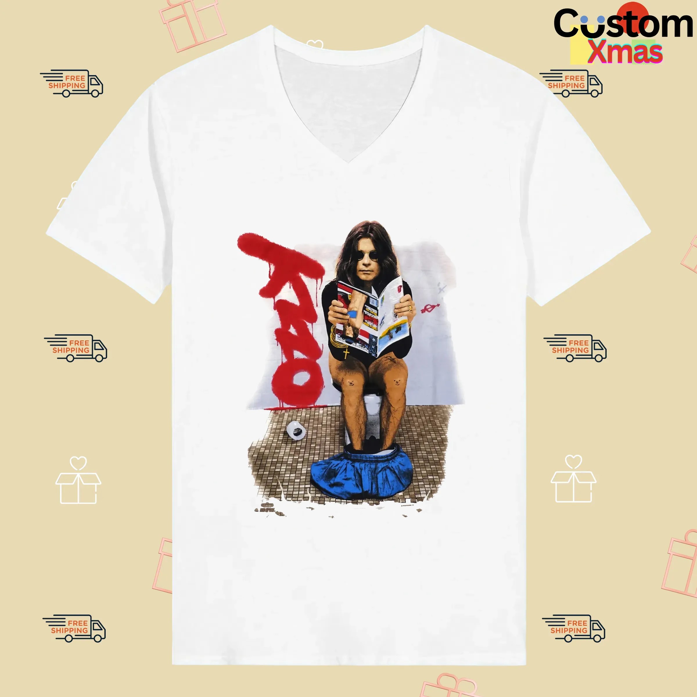 Ozzy Osbourne No More Tours 1992 Tour Double Sided T Shirt