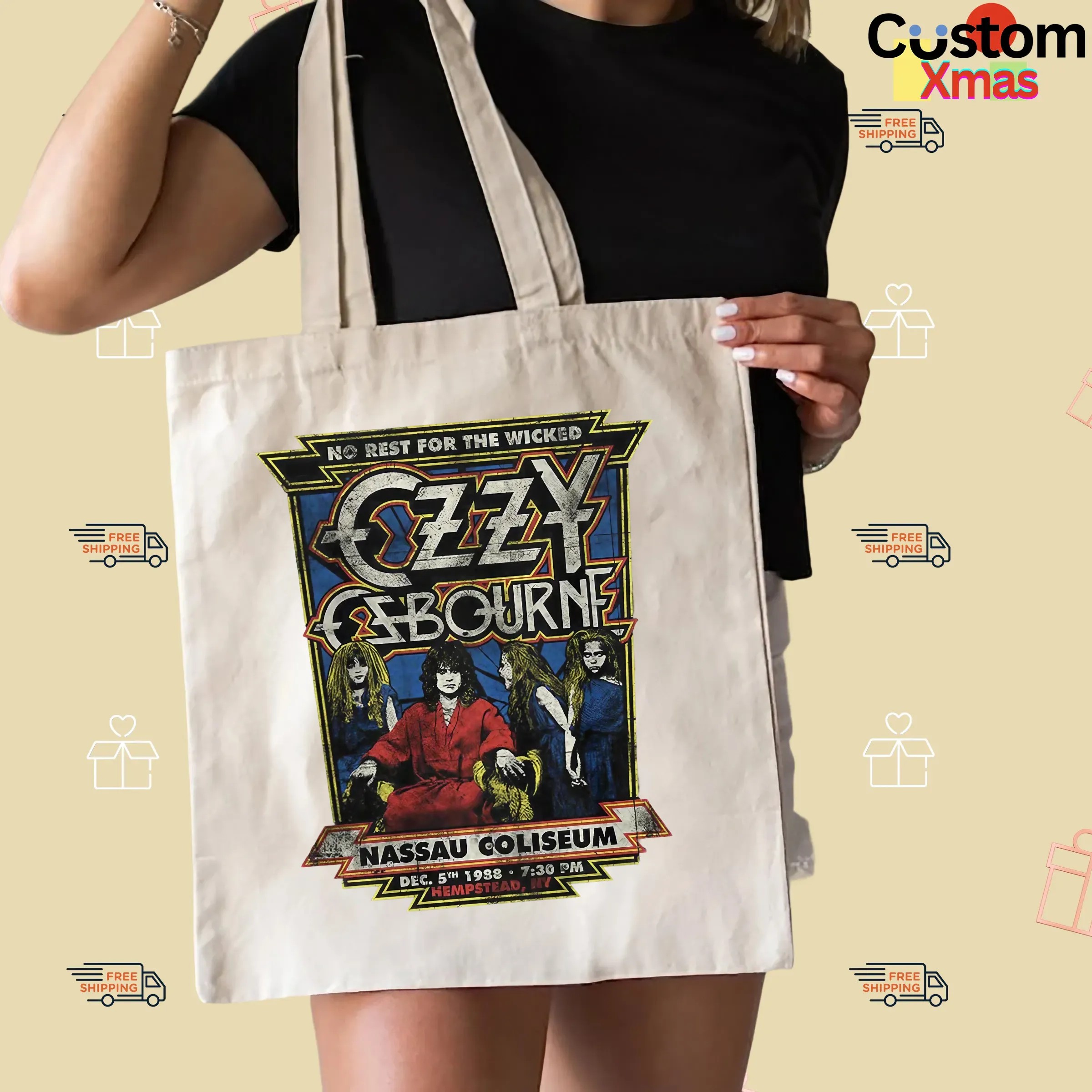Ozzy Osbourne No Rest For The Wicked Nassau Coliseum 1988 T Shirt