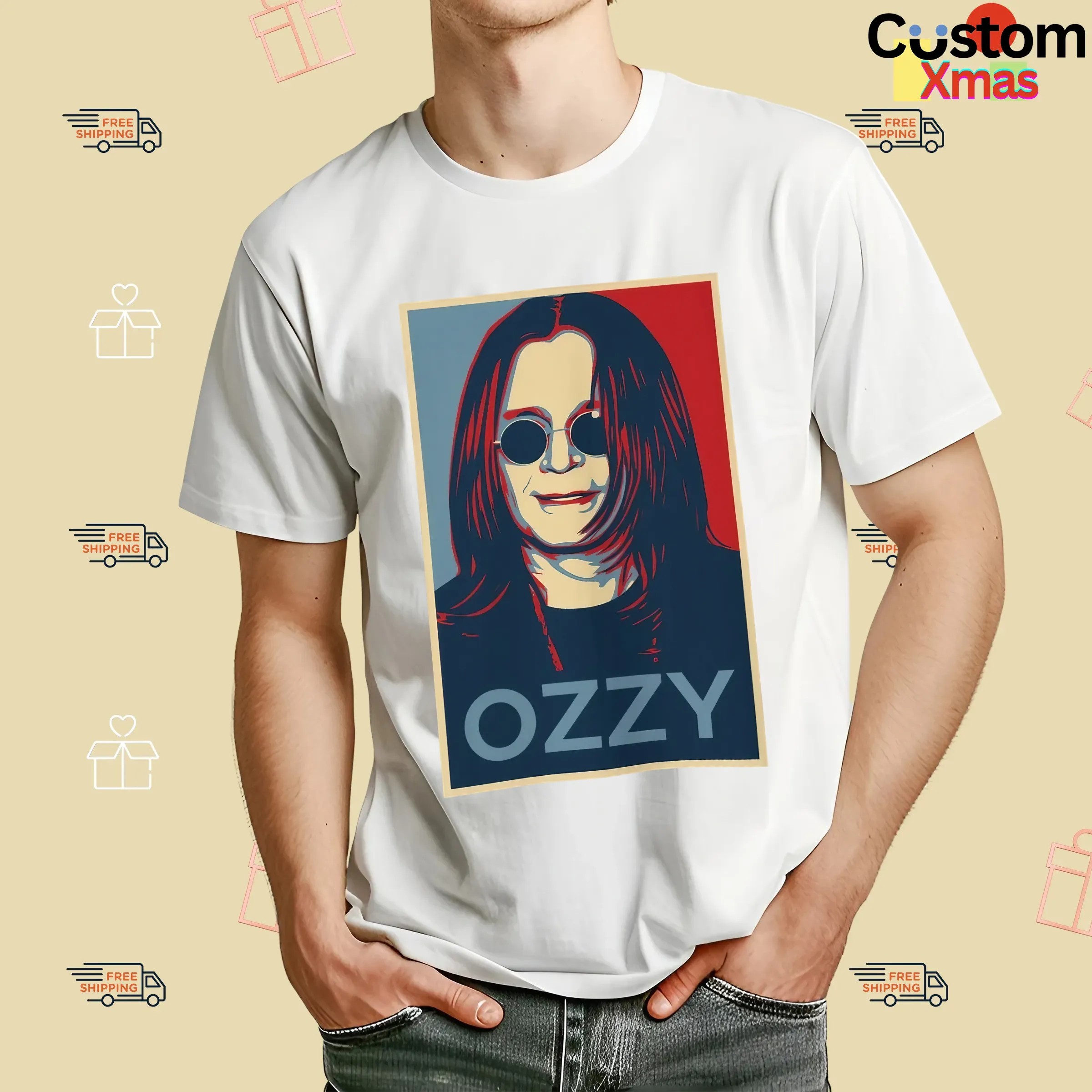Ozzy Osbourne RIP Retro Rock Legend Pop Art Hope T Shirt