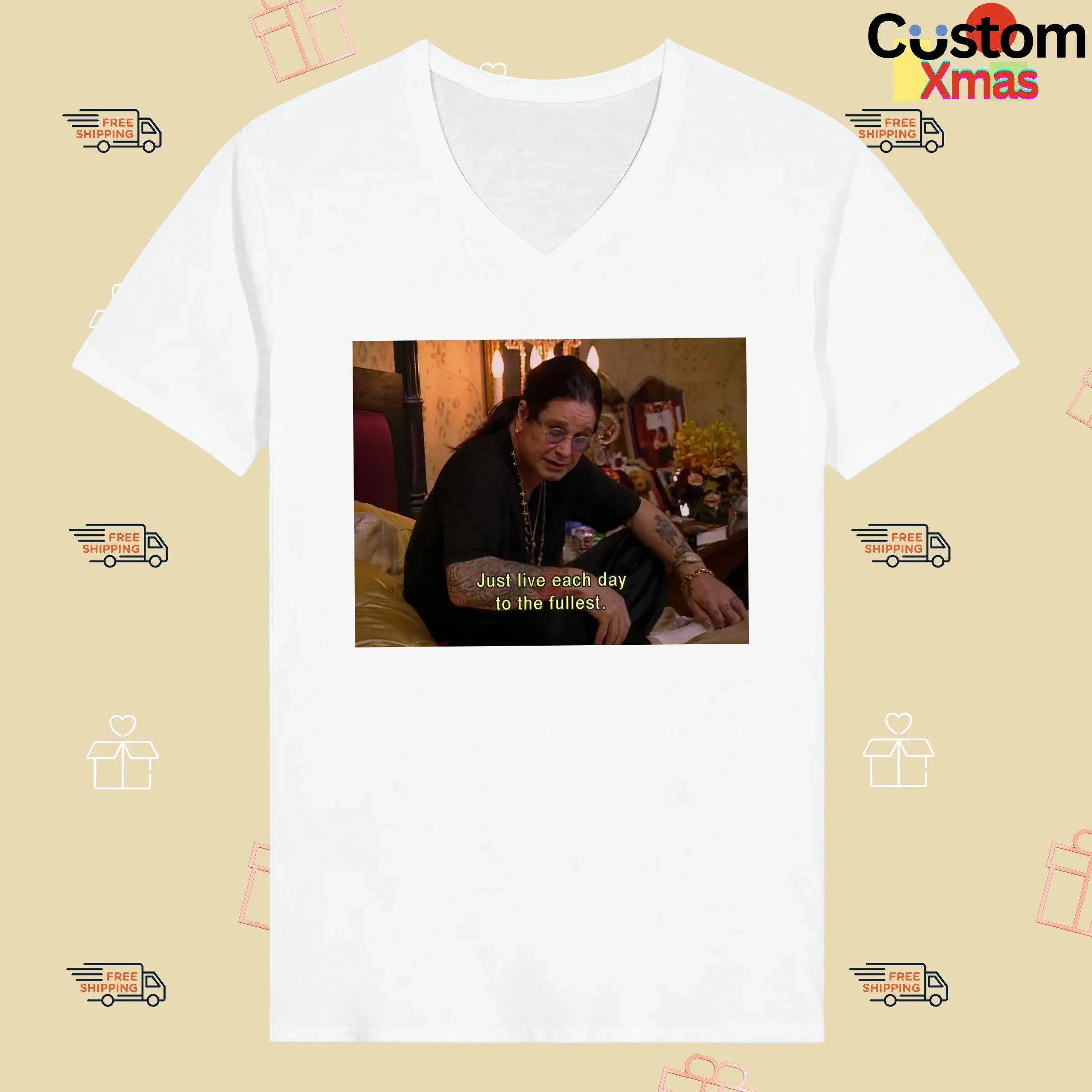 RIP Ozzy Osbourne Just Live Each Day To The Fullest Photo 2025 T Shirt