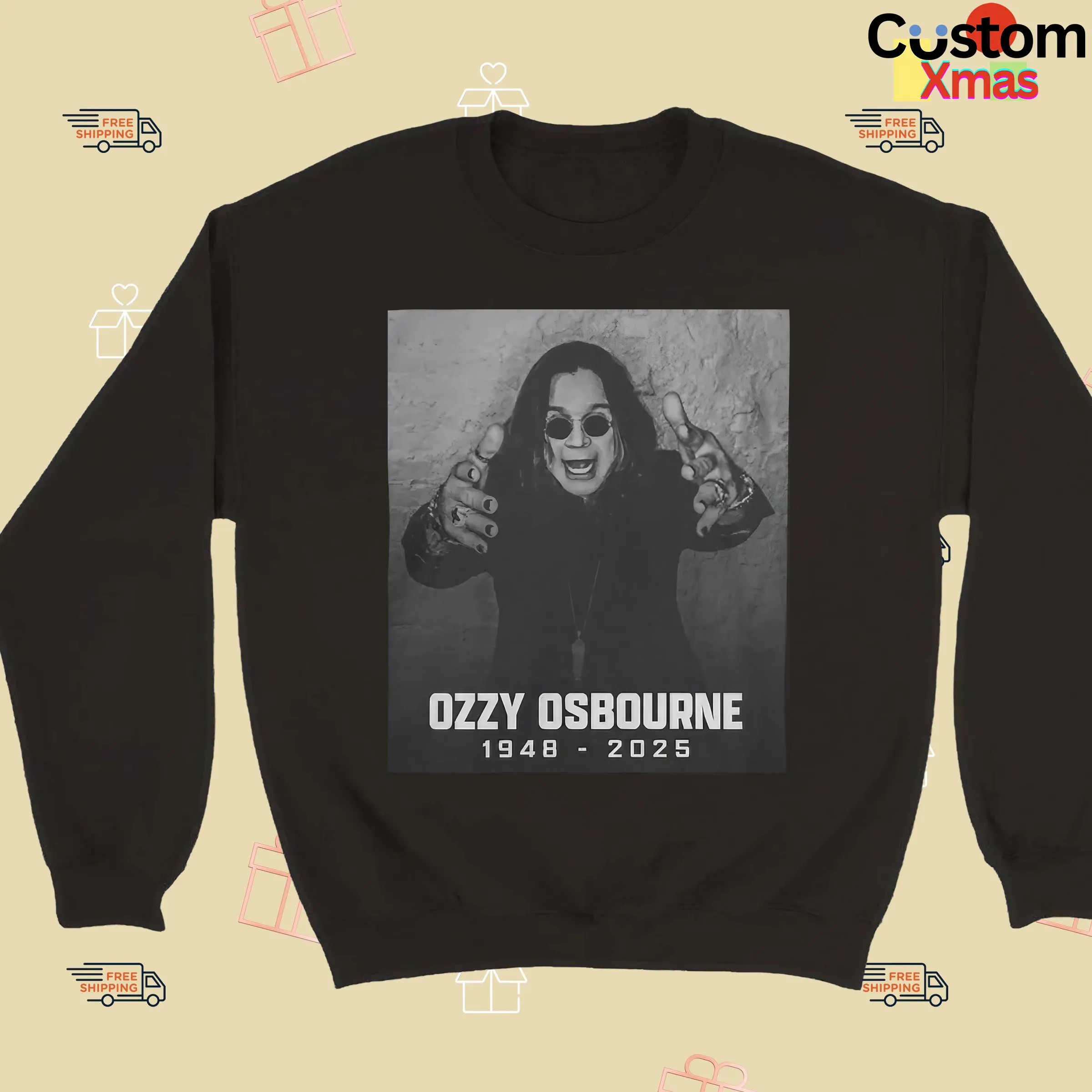 Rest in Peace Ozzy Osbourne 1948-2025 Honor a Rock Legend T Shirt