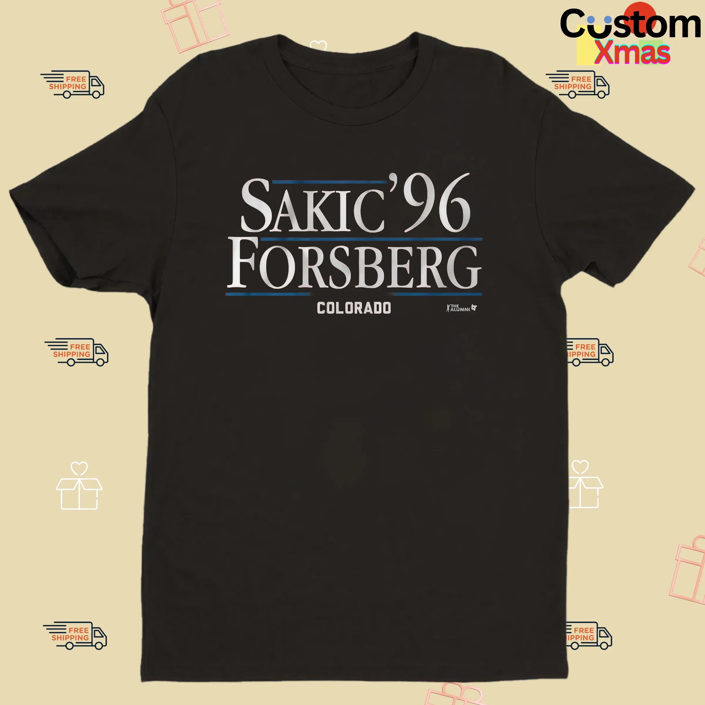Sakic Forsberg '96 Colorado The Alumni T Shirt