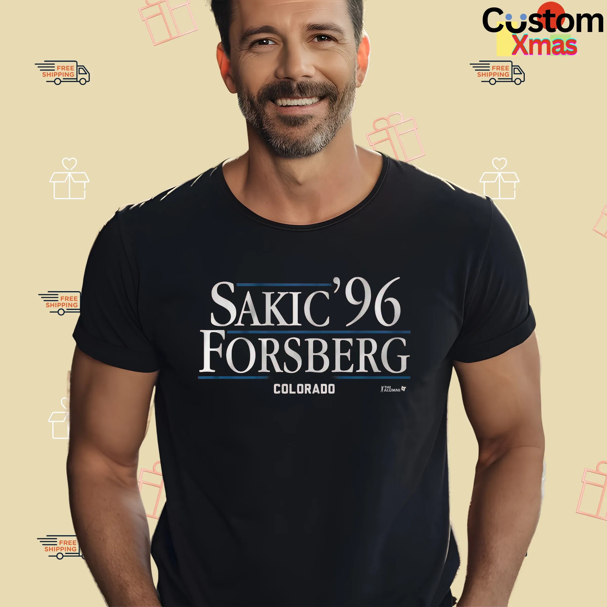 Sakic Forsberg '96 Colorado The Alumni T Shirt