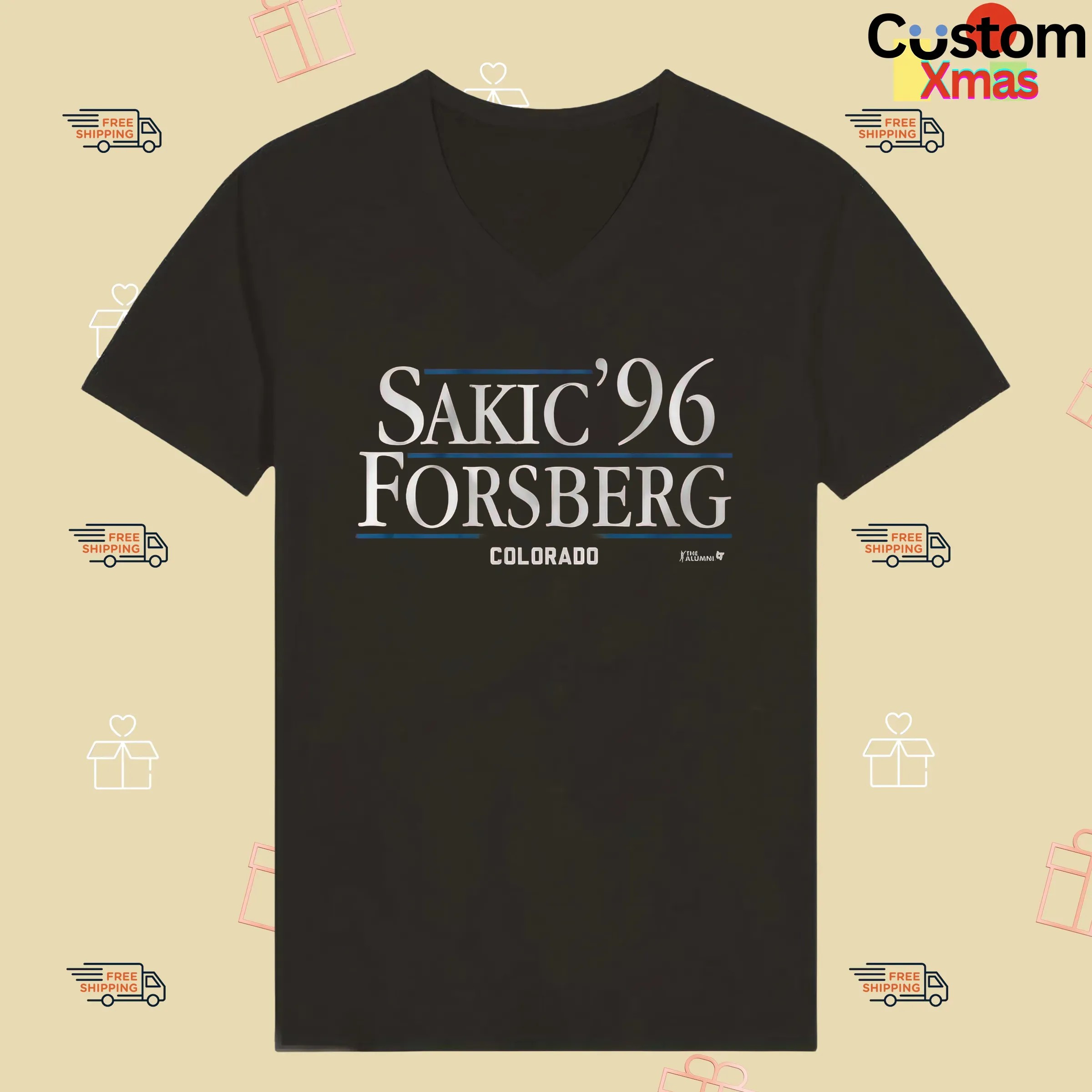 Sakic Forsberg '96 Colorado The Alumni T Shirt