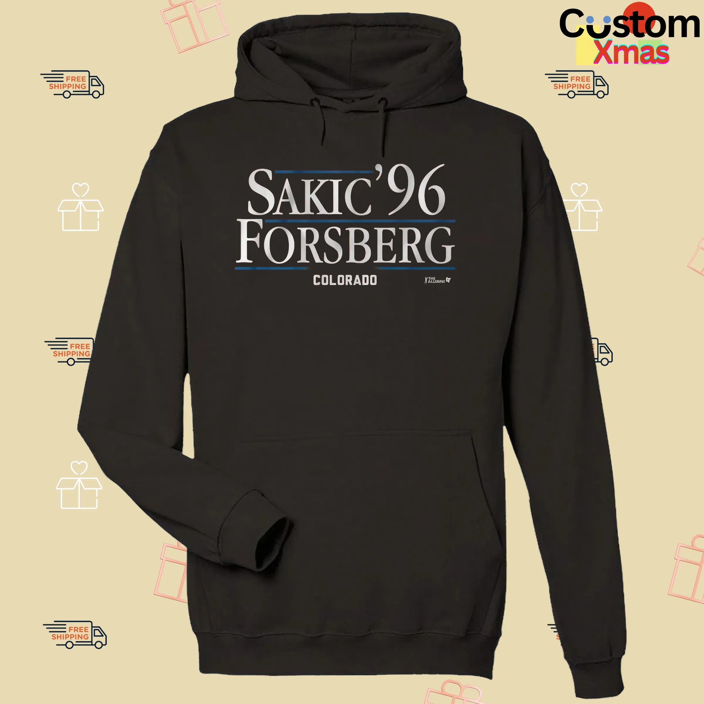 Sakic Forsberg '96 Colorado The Alumni T Shirt