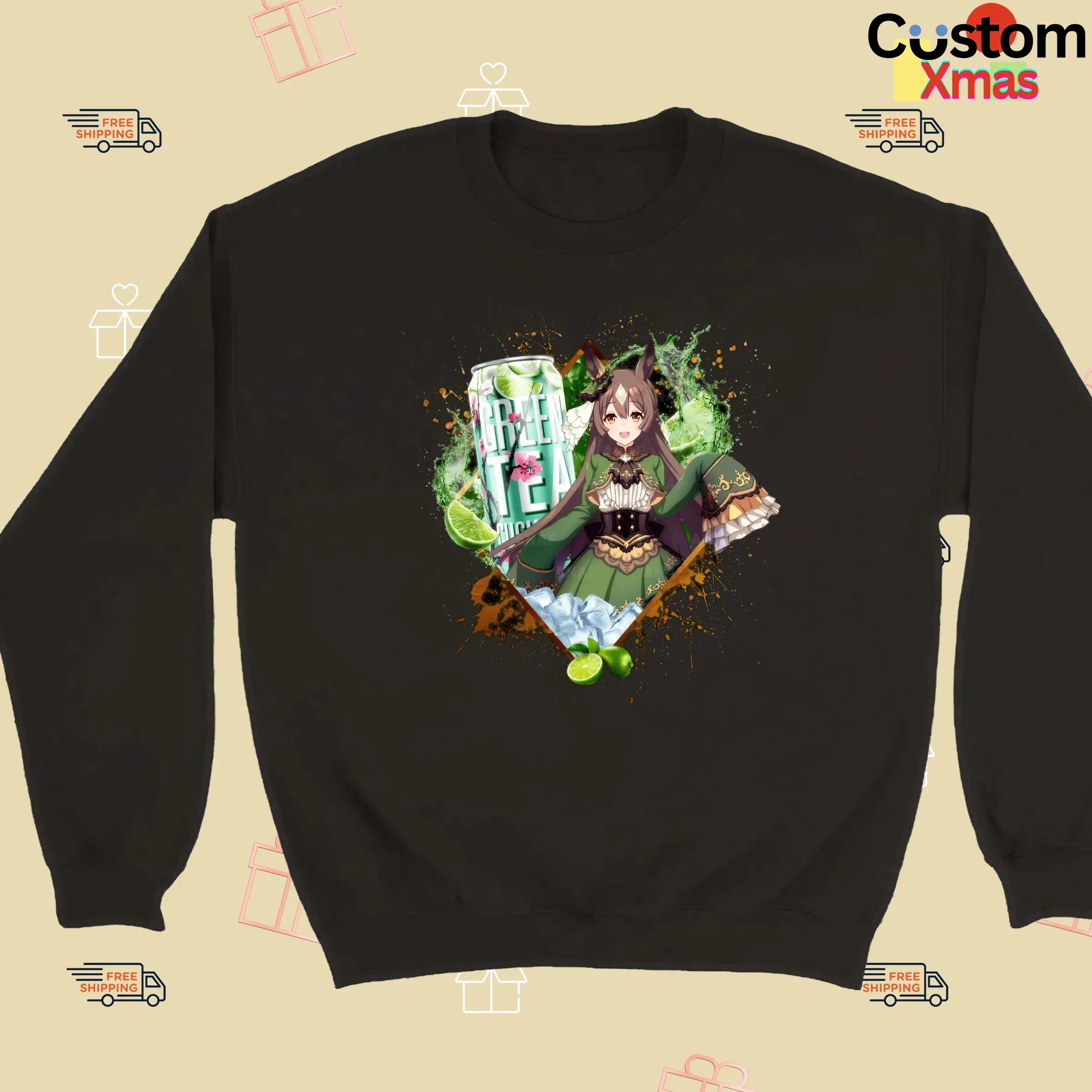 Satono Diamond Uma Musume Pretty Derby Arizona Green Tea Cucumber T Shirt