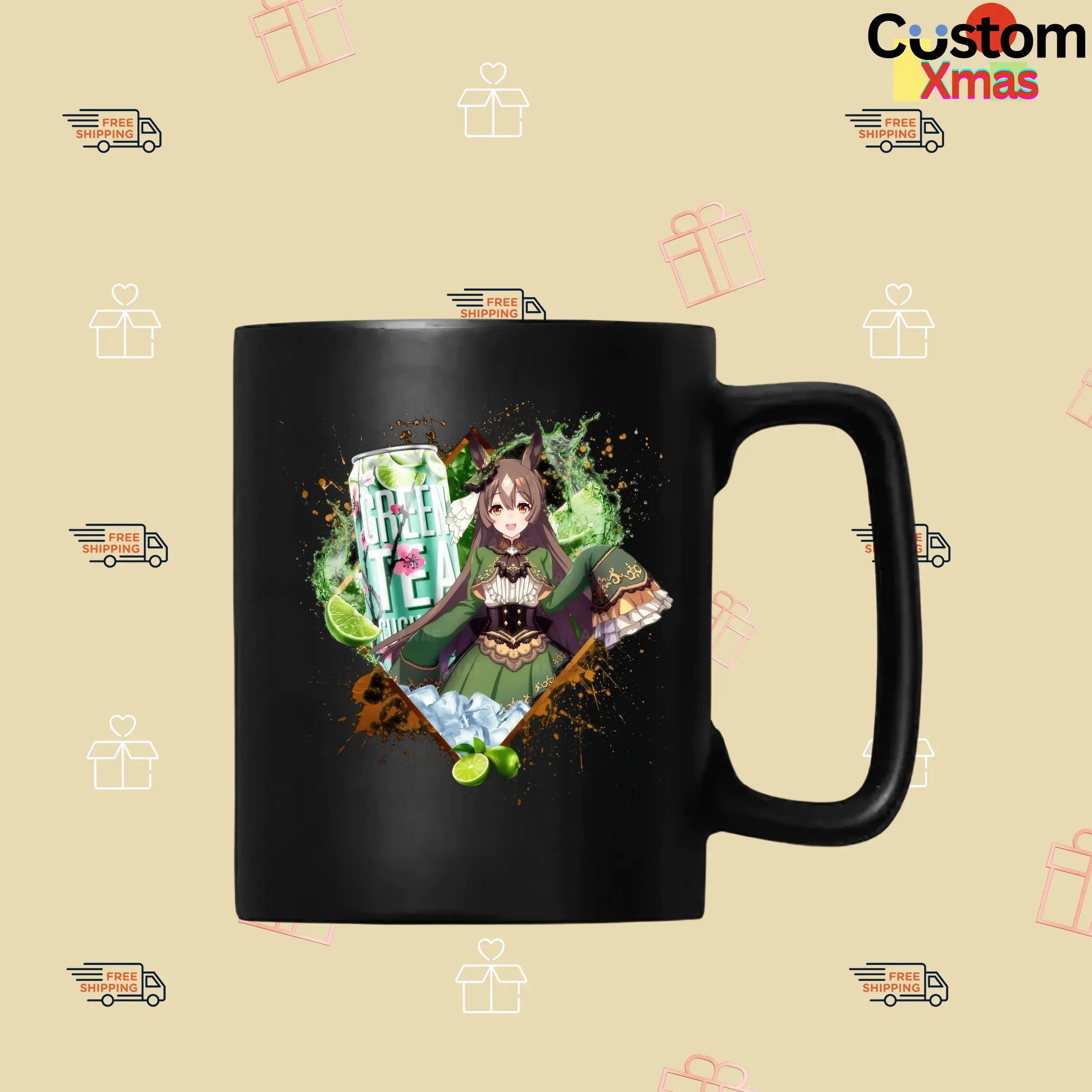 Satono Diamond Uma Musume Pretty Derby Arizona Green Tea Cucumber T Shirt