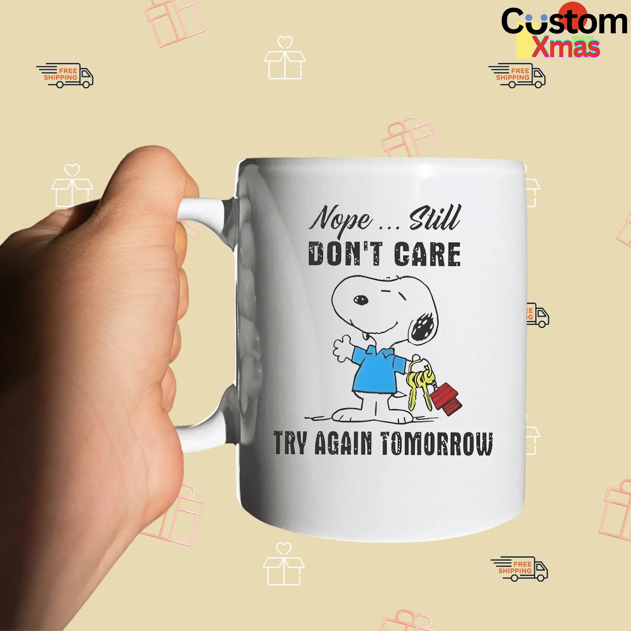 Snoopy Nope Still Don’t Care Try Again Tomorrow T Shirt
