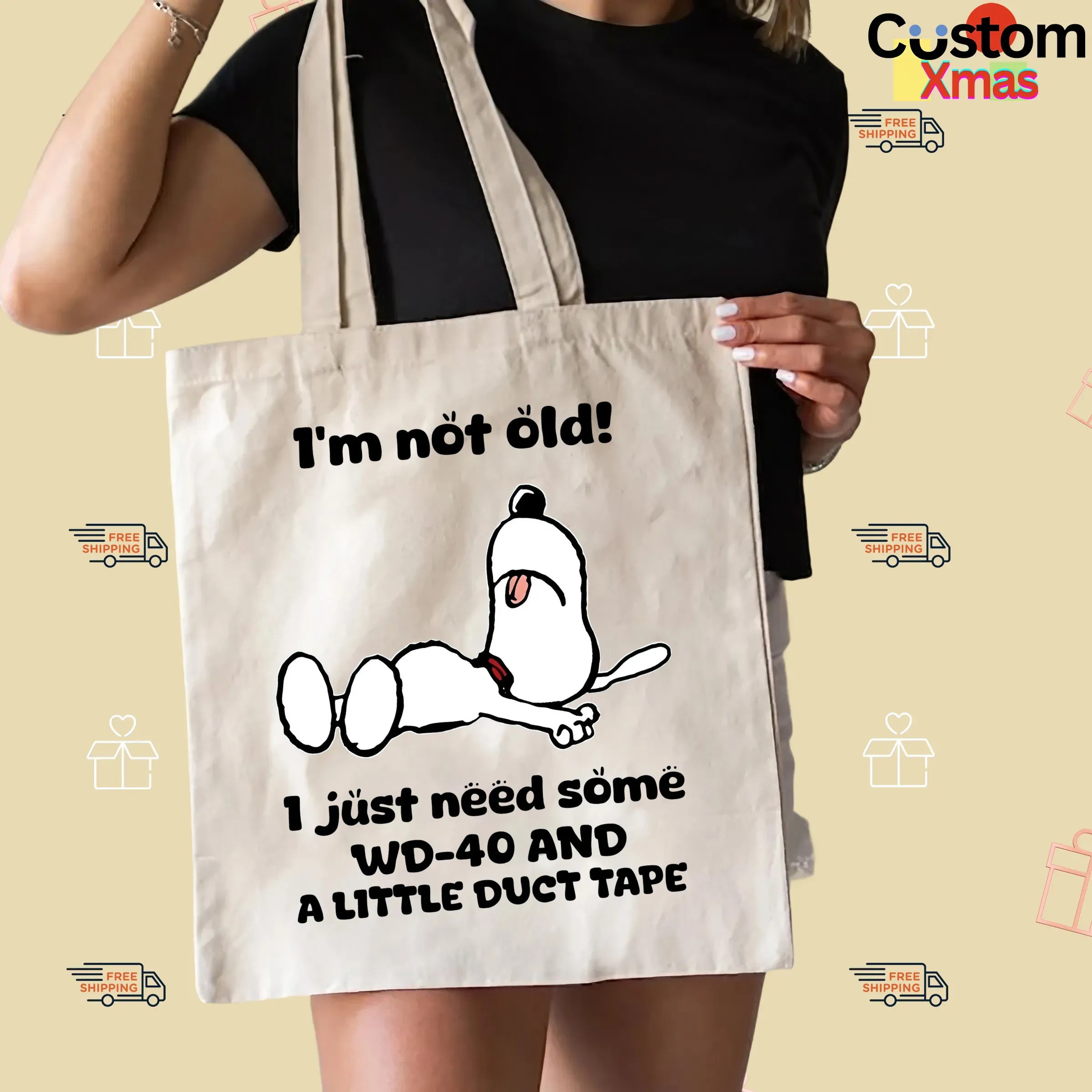 Snoopy The Peanuts I'm Not Old! 1 Just Need Some WD-40 And A Little Duct Tape T Shirt