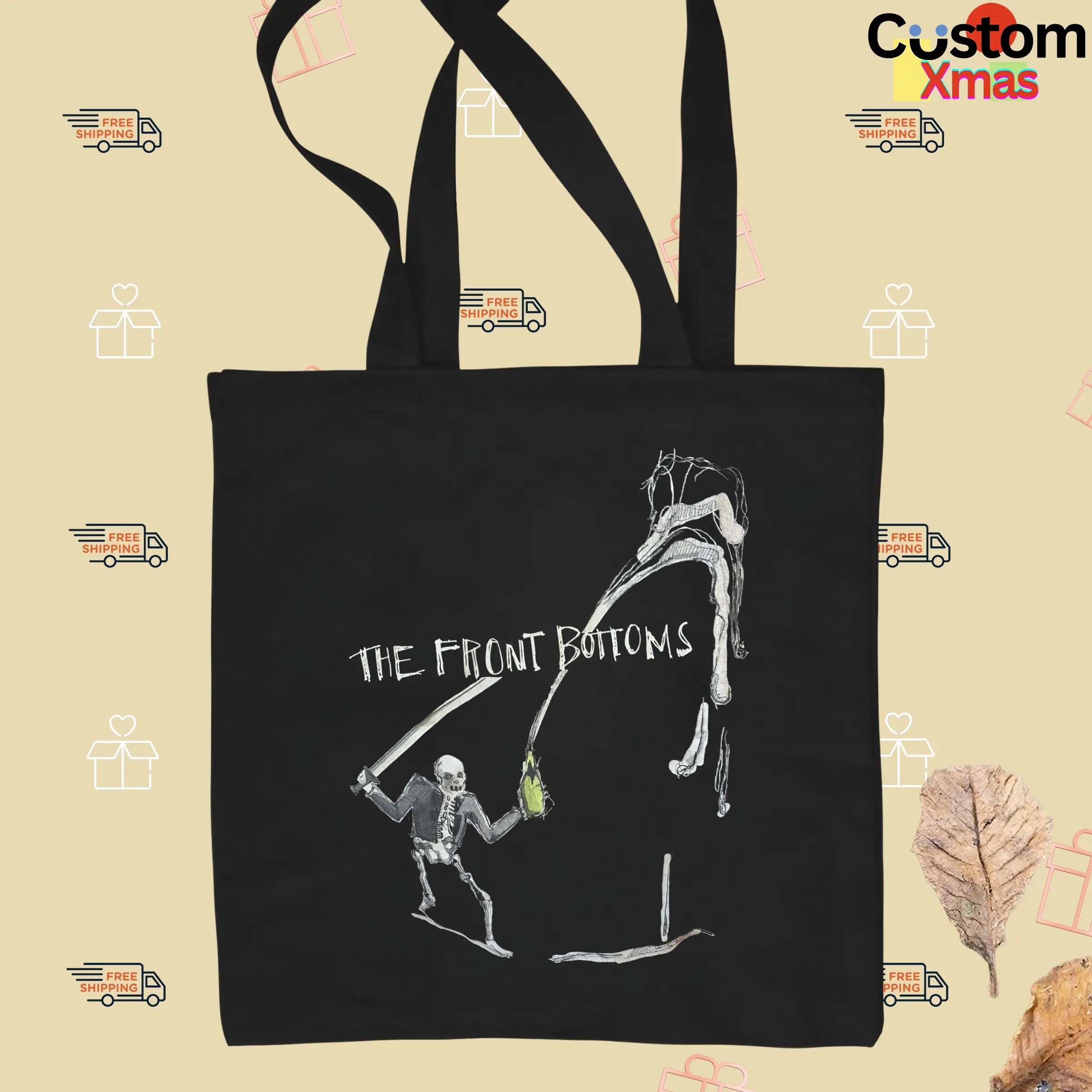 The Front Bottoms Skeleton Swordfight Indie Rock Band Music Graphic T Shirt