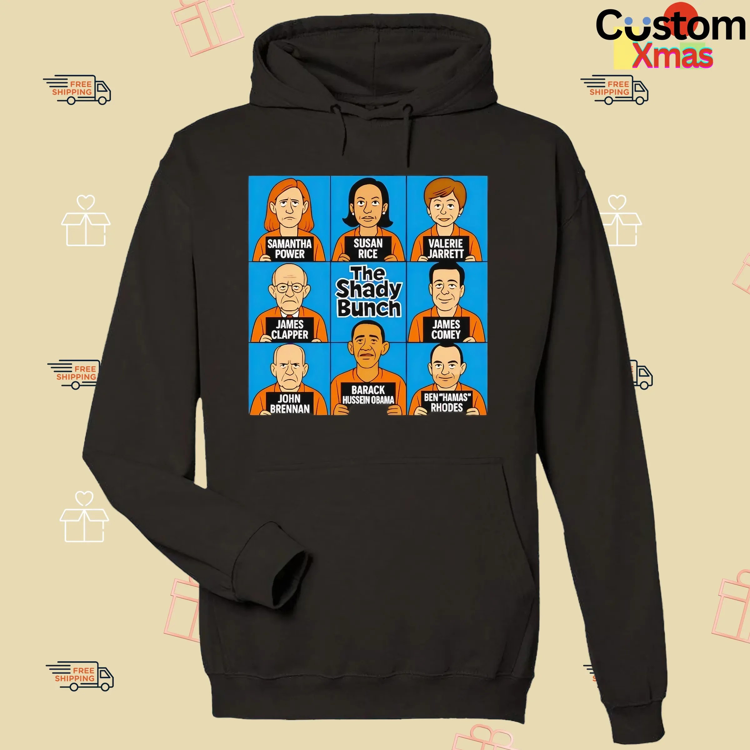 The Shady Bunch Samantha Power Susan Rice Valerie Jarrett Barack Hussein Obama T Shirt