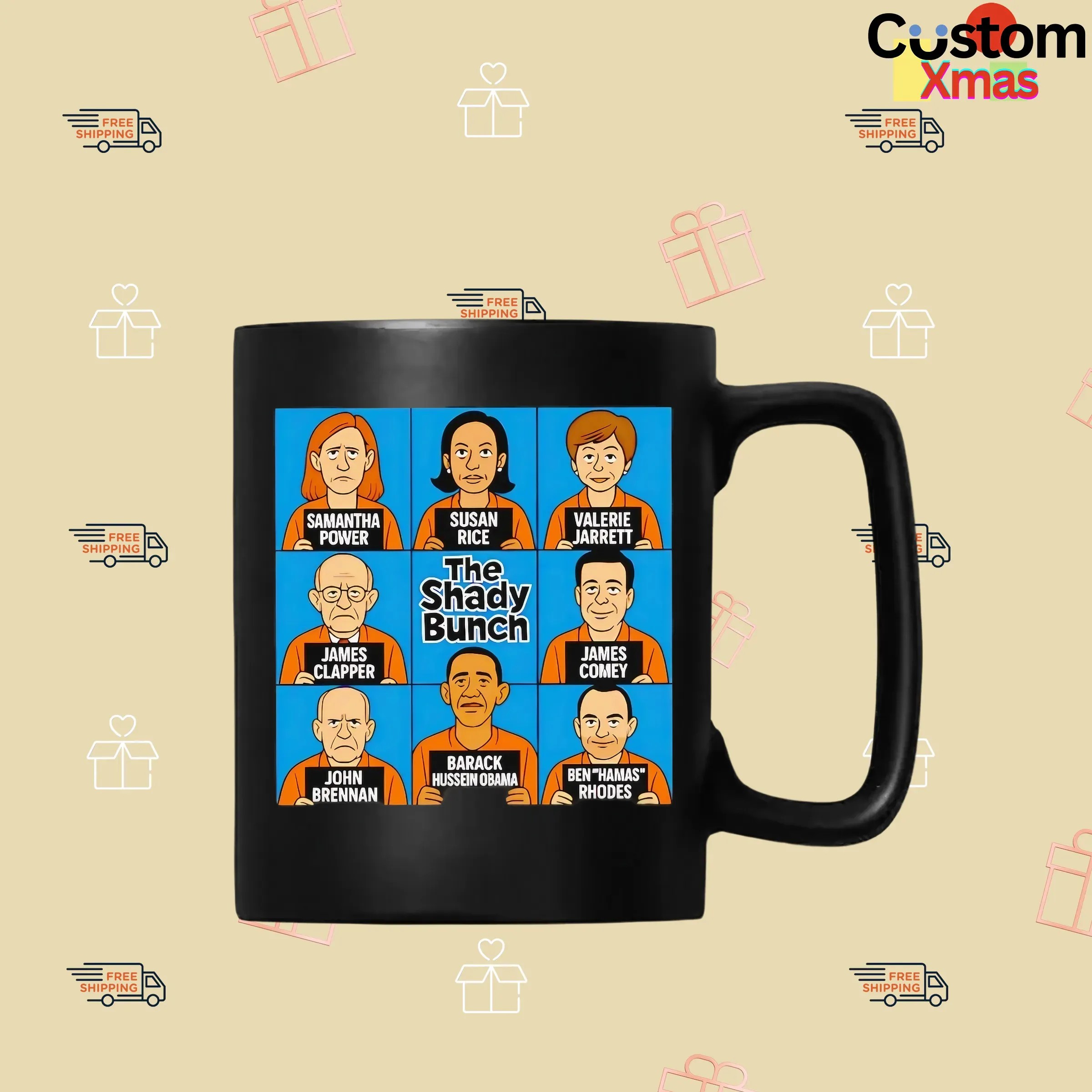The Shady Bunch Samantha Power Susan Rice Valerie Jarrett Barack Hussein Obama T Shirt