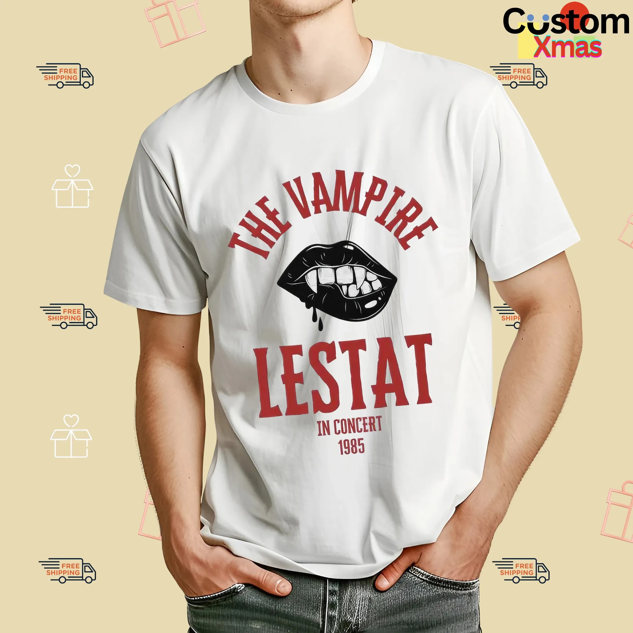 The Vampire Lestat In Concert 1985 Lestat And Louis T Shirt