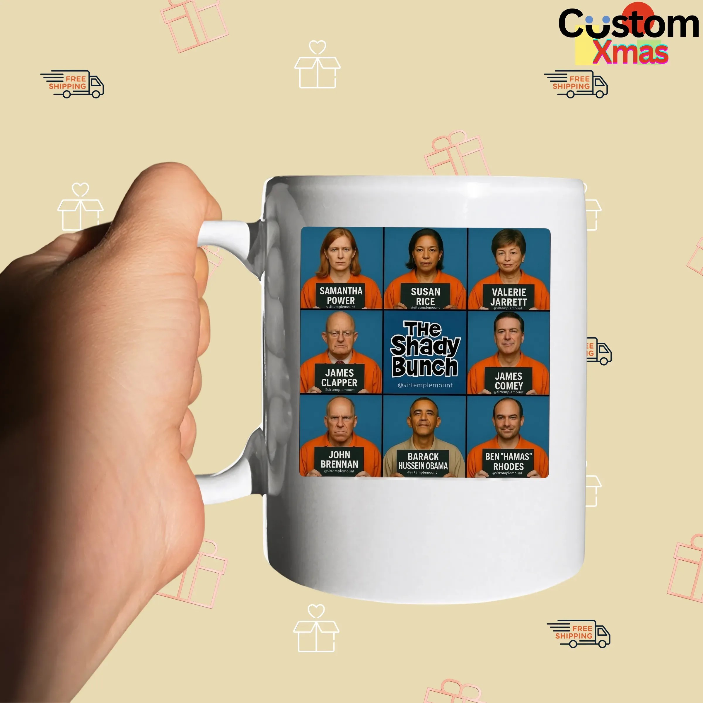 Trump Post The Shady Bunch Samantha Power Susan Rice Valerie Jarrett Barack Hussein Obama T Shirt