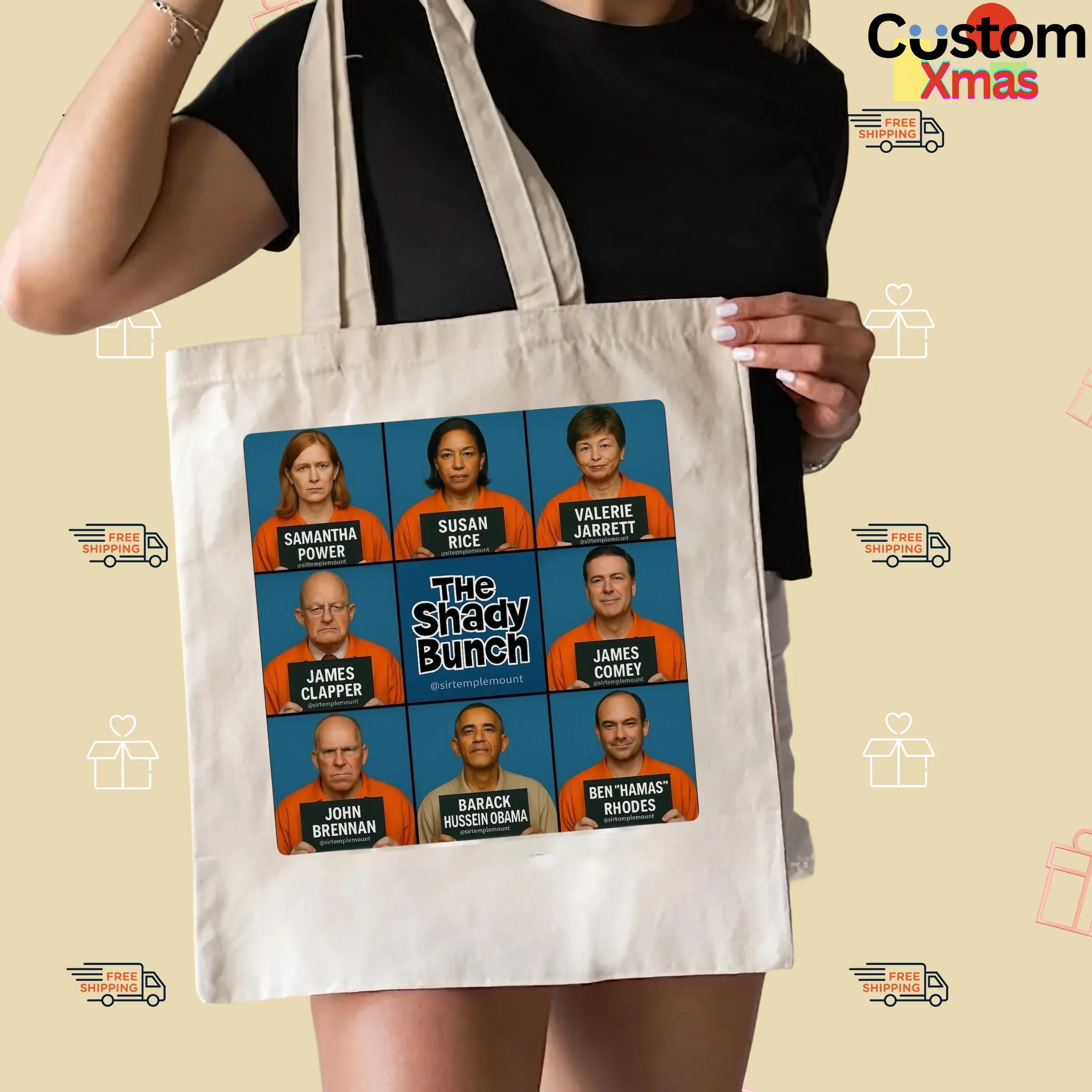 Trump Post The Shady Bunch Samantha Power Susan Rice Valerie Jarrett Barack Hussein Obama T Shirt
