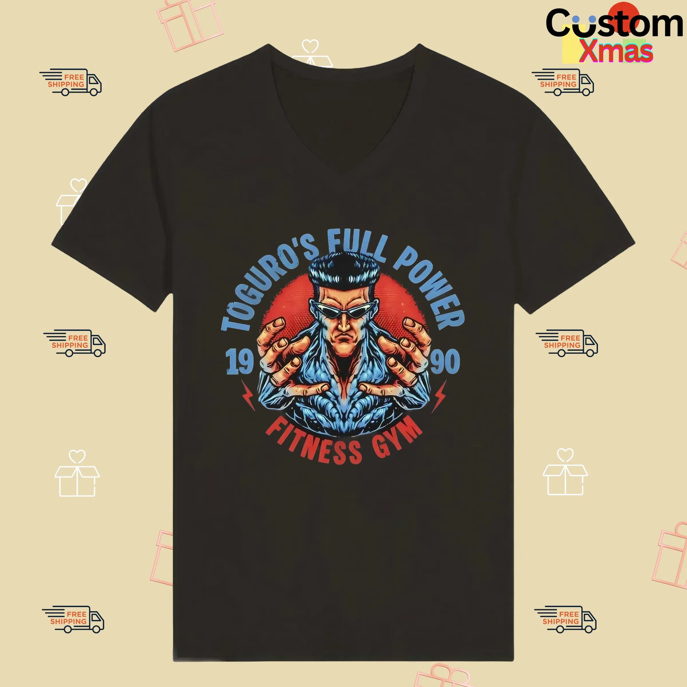 Yu Yu Hakusho Toguro’s Full Power Fitness Gym 1990 Graphic T Shirt