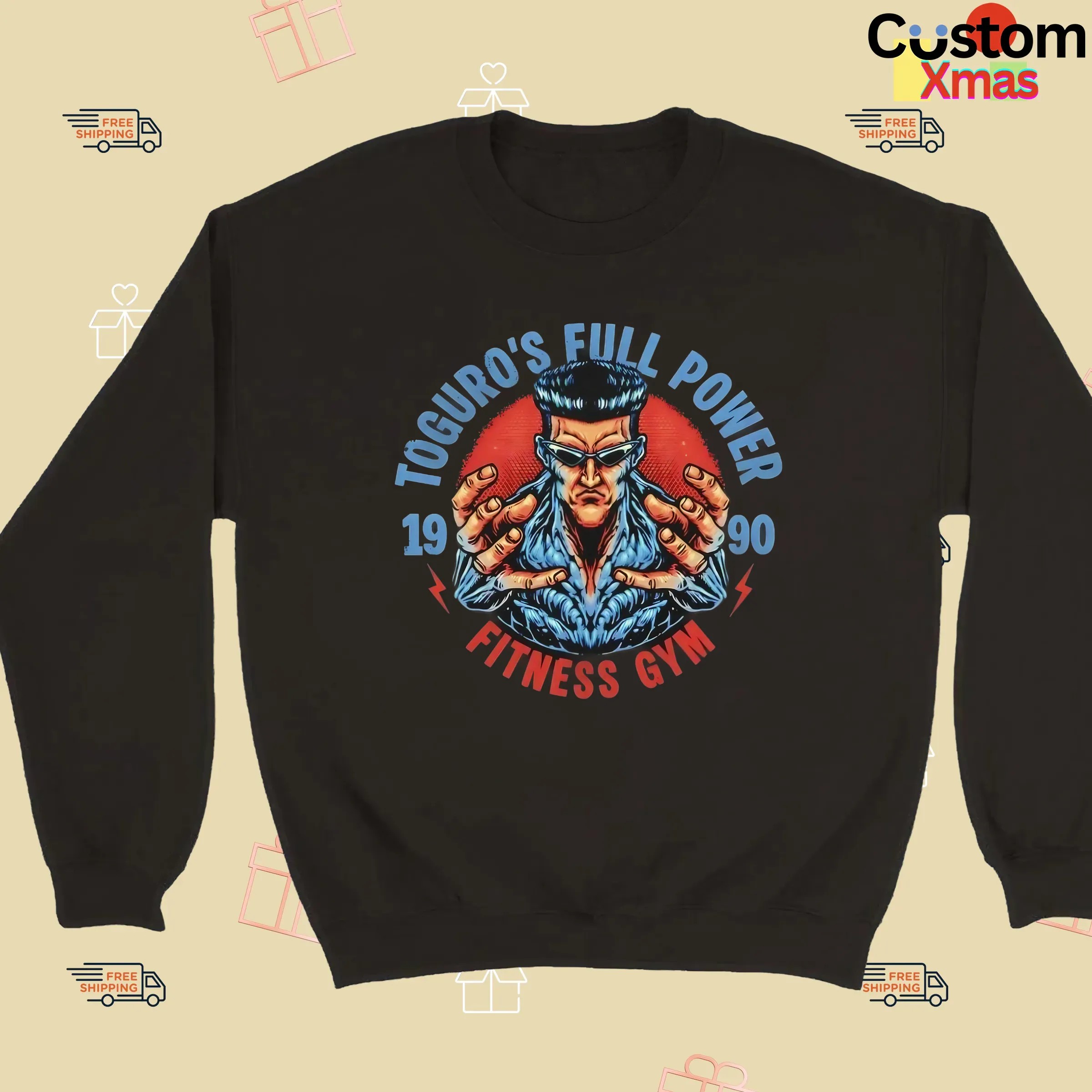 Yu Yu Hakusho Toguro’s Full Power Fitness Gym 1990 Graphic T Shirt