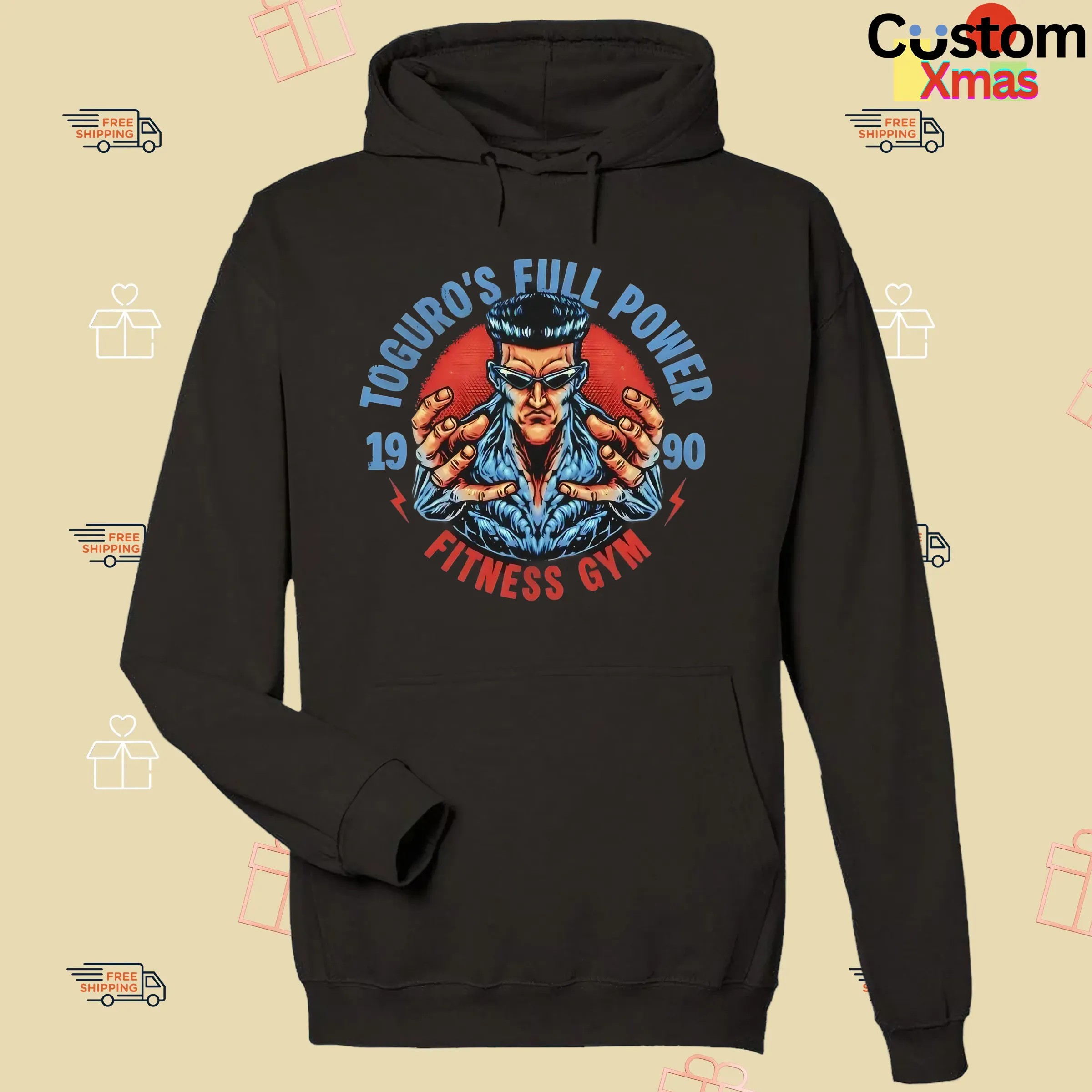 Yu Yu Hakusho Toguro’s Full Power Fitness Gym 1990 Graphic T Shirt