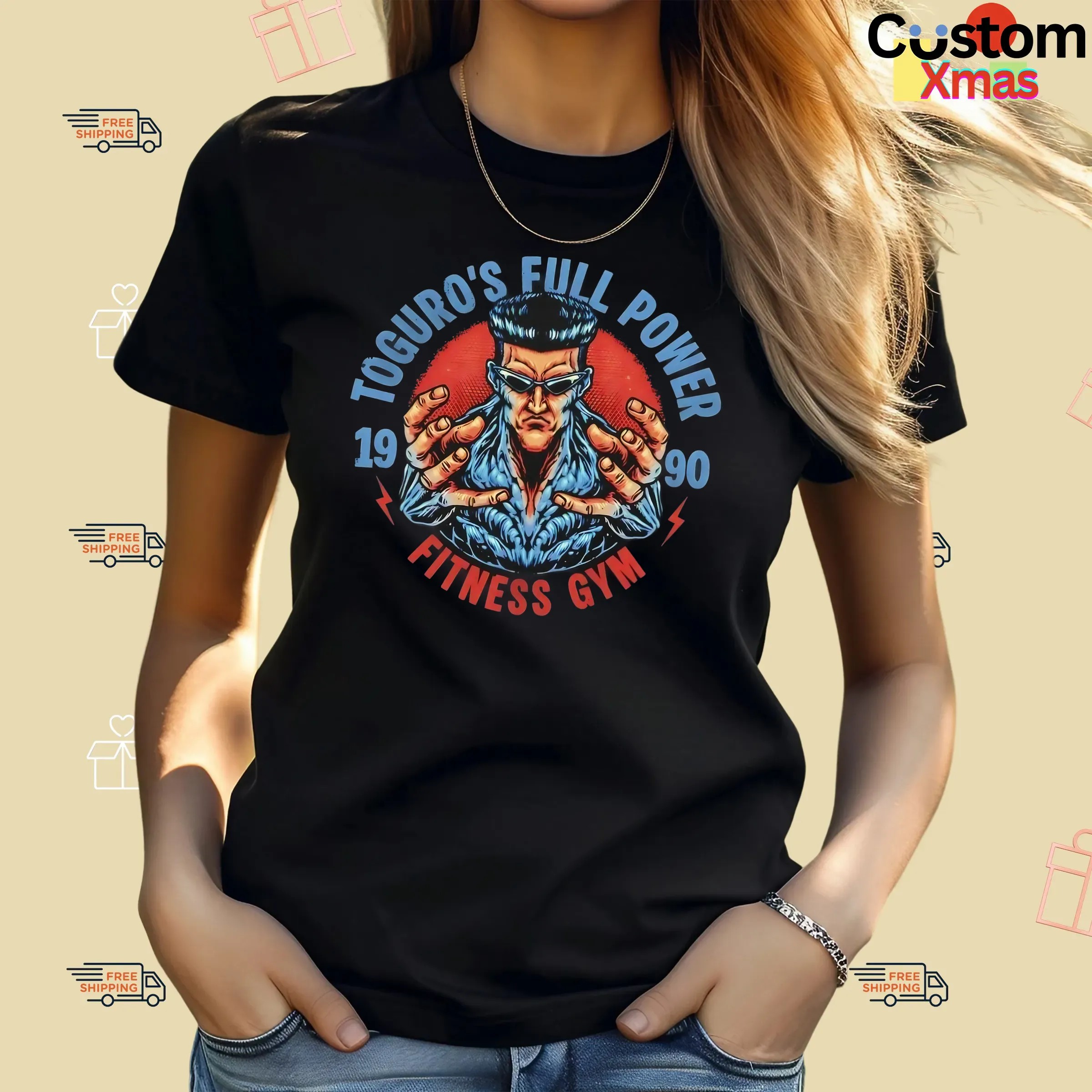 Yu Yu Hakusho Toguro’s Full Power Fitness Gym 1990 Graphic T Shirt