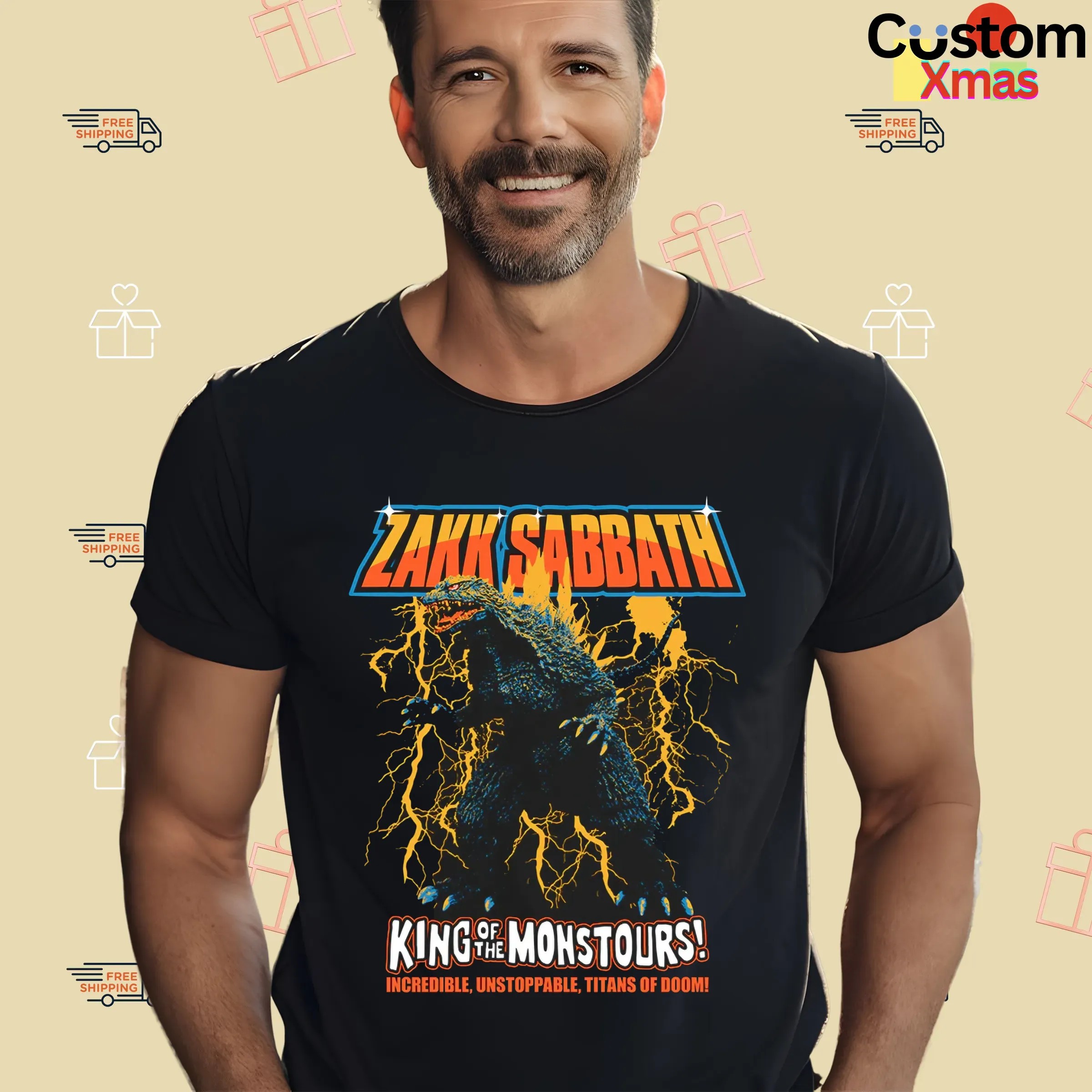 Zakk Sabbath King Of Monstours Schedule Tour Incredible Unstoppable Titans Of Doom T Shirt