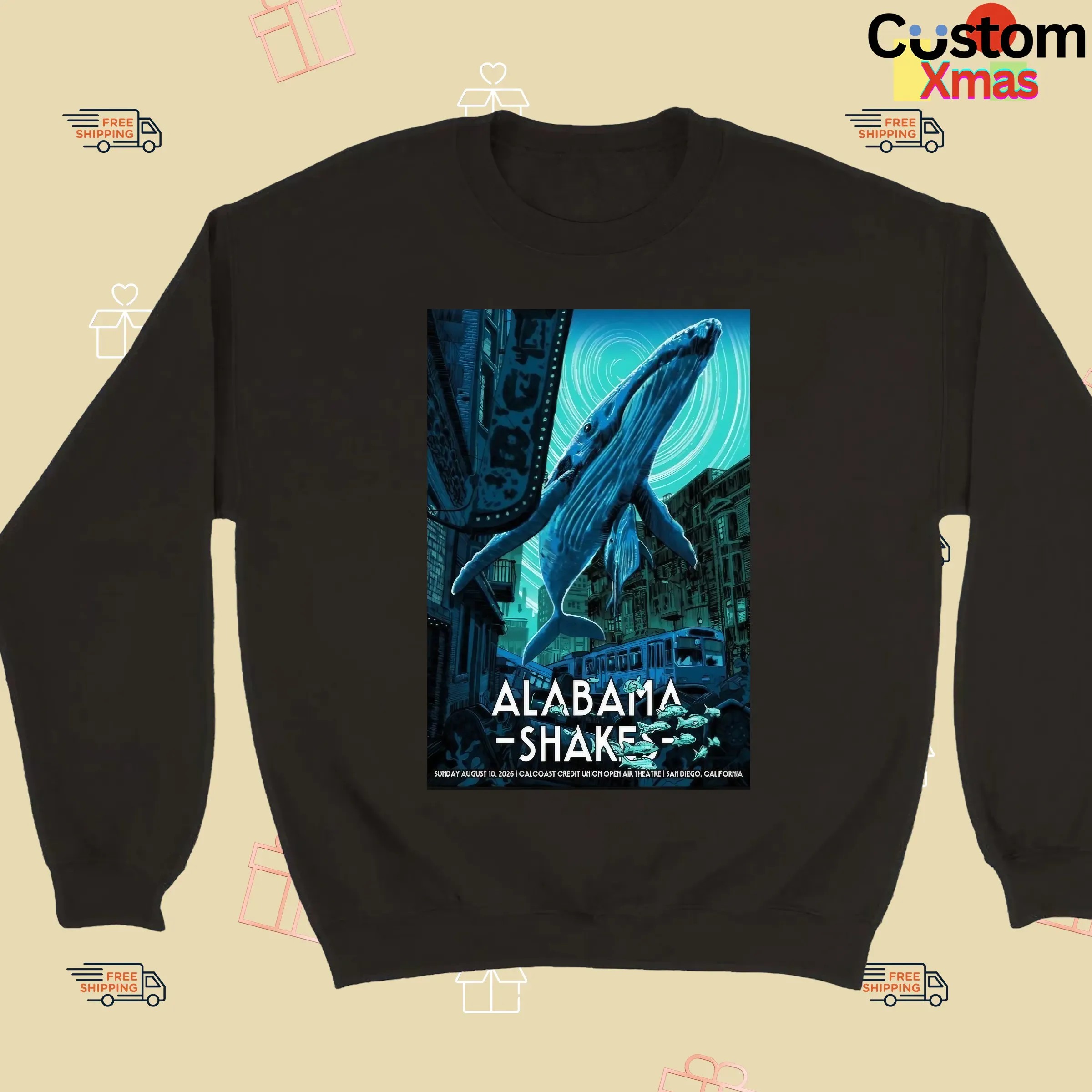 Alabama Shakes August 10 2025 California Concert Poster Print T Shirt