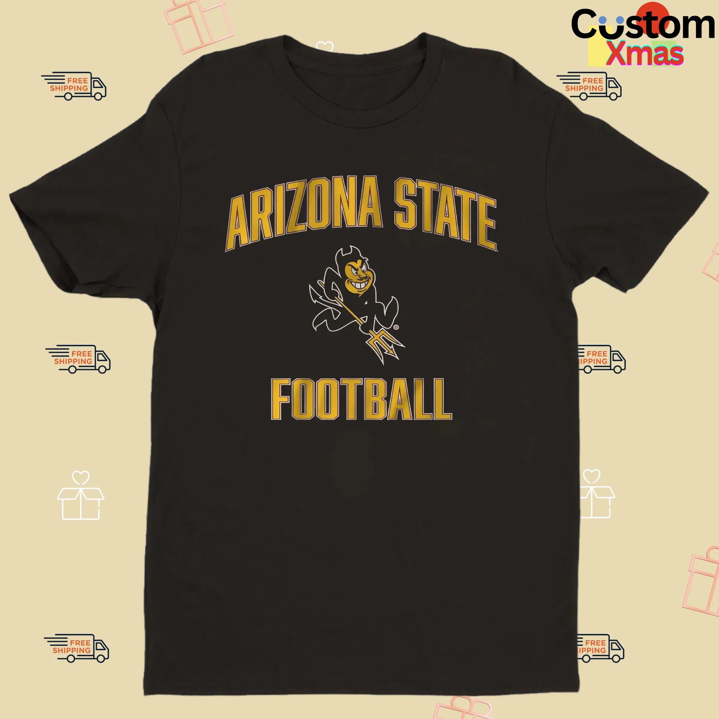 Arizona State Football Sparky Logo T Shirt