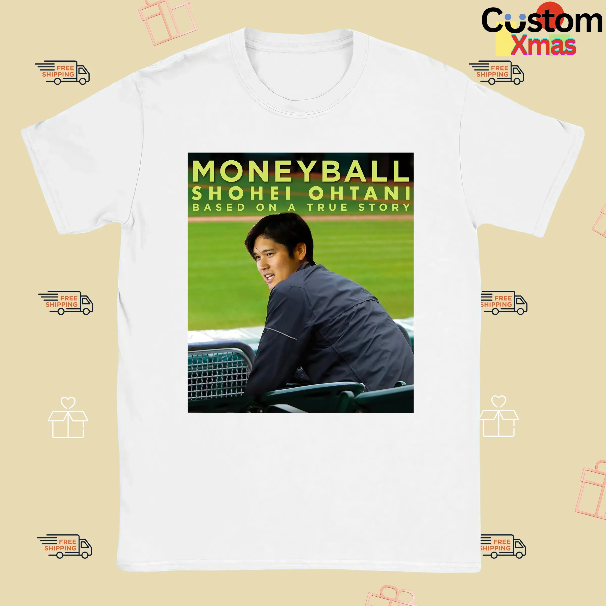 Baseball Movie Moneyball Shohei Ohtani Based On A True Story T Shirt
