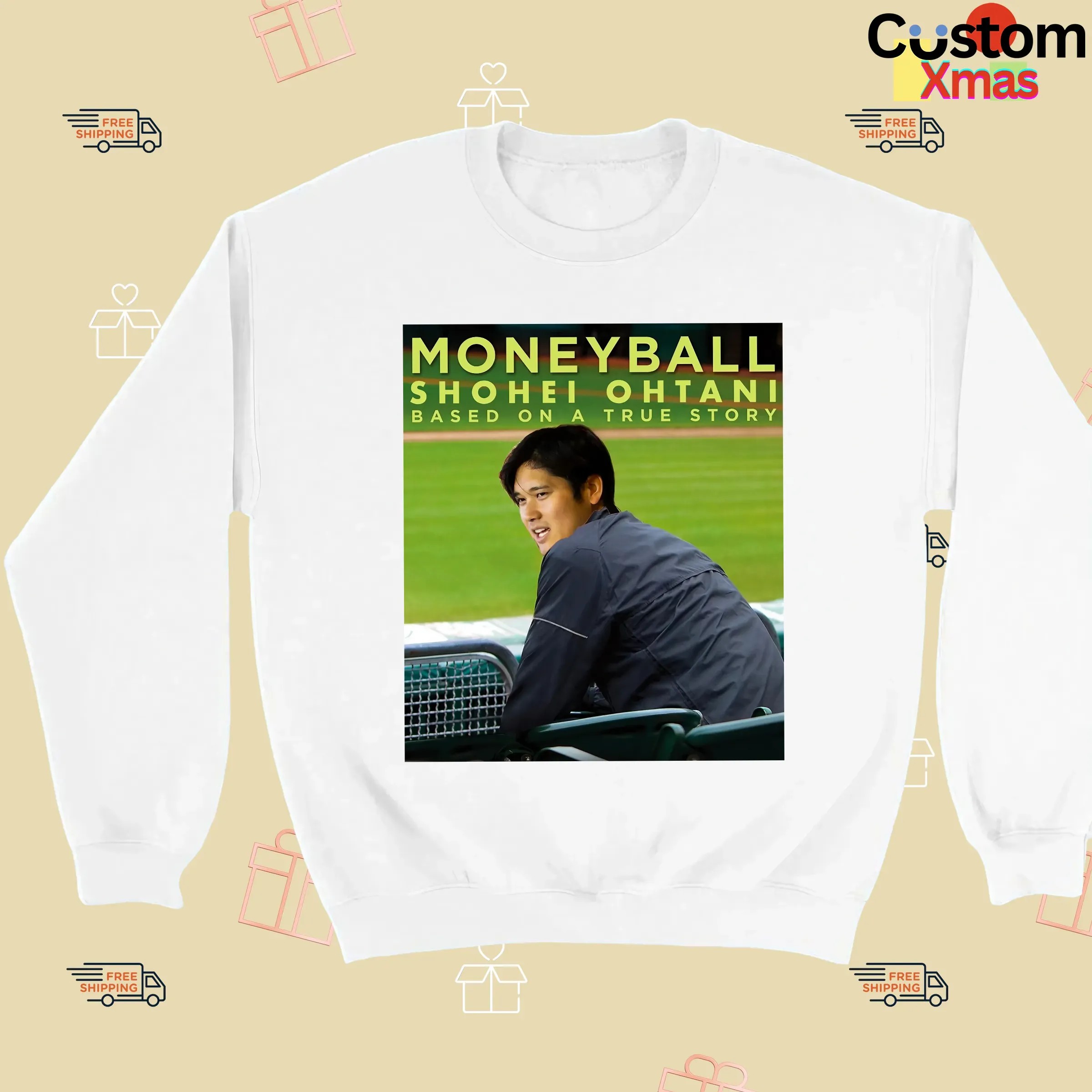 Baseball Movie Moneyball Shohei Ohtani Based On A True Story T Shirt