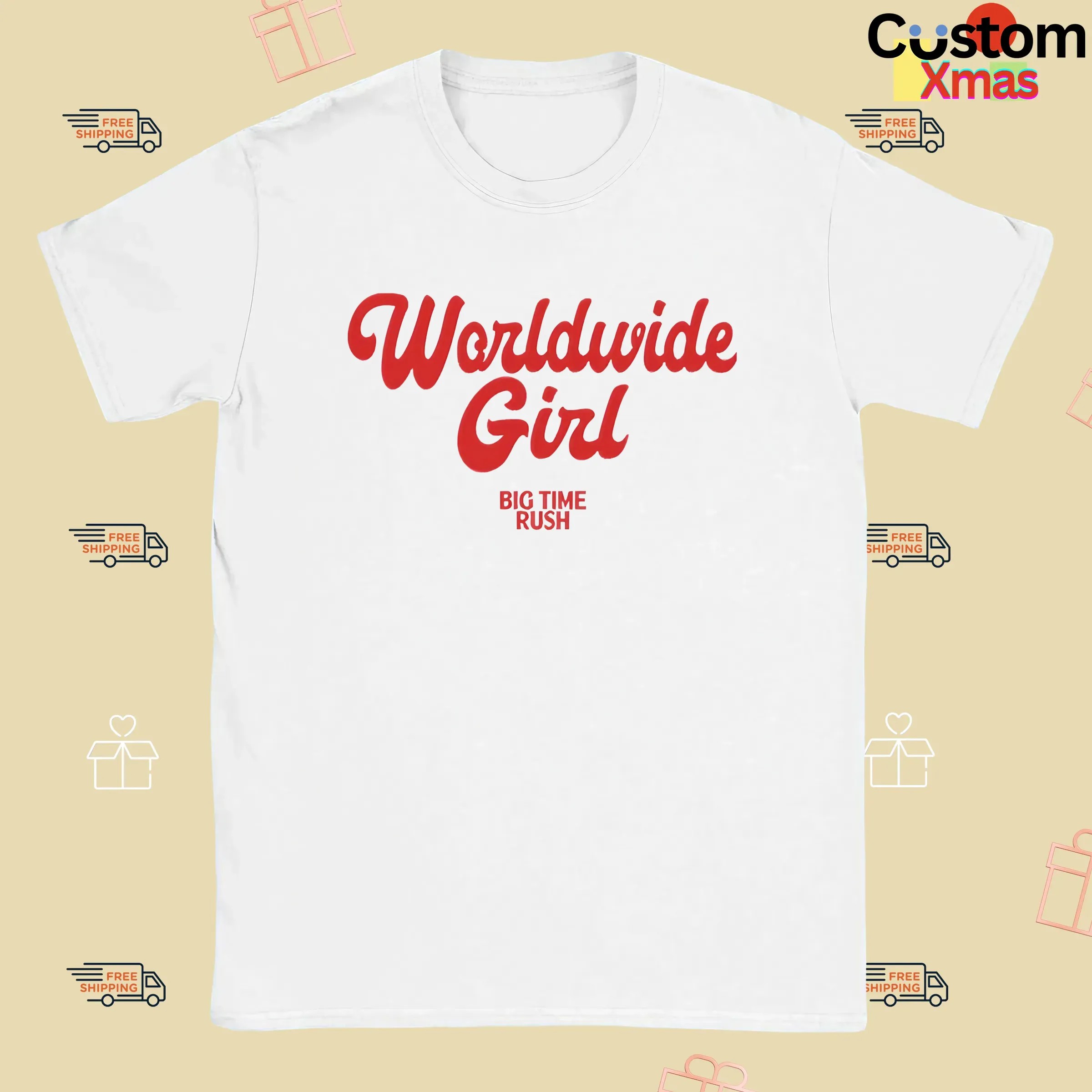 Big Time Rush Worldwide Girl T Shirt
